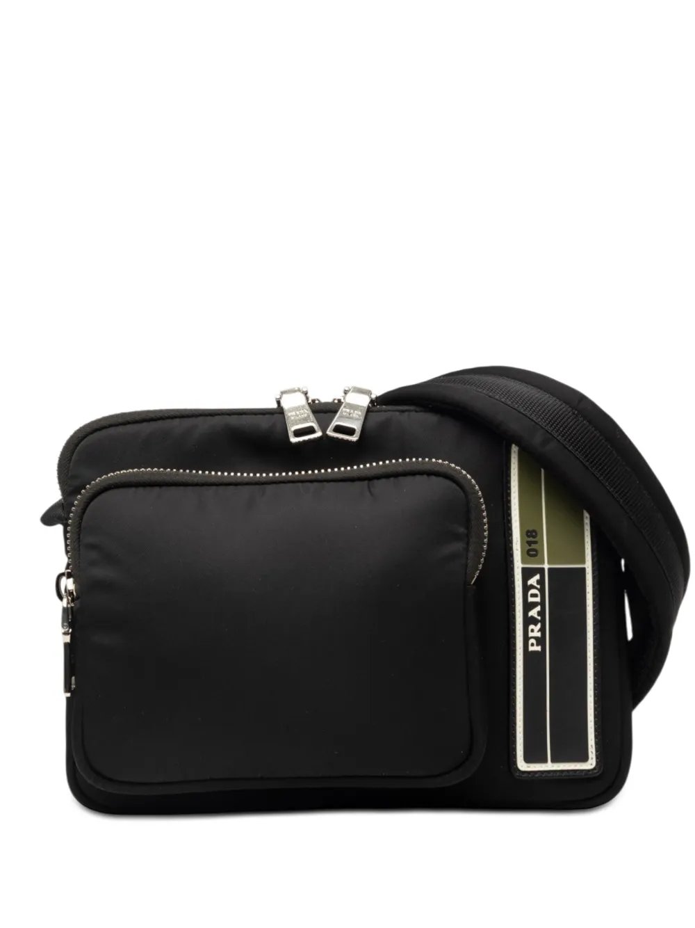 2013-2026 Tessuto Front Pocket Logo crossbody bag