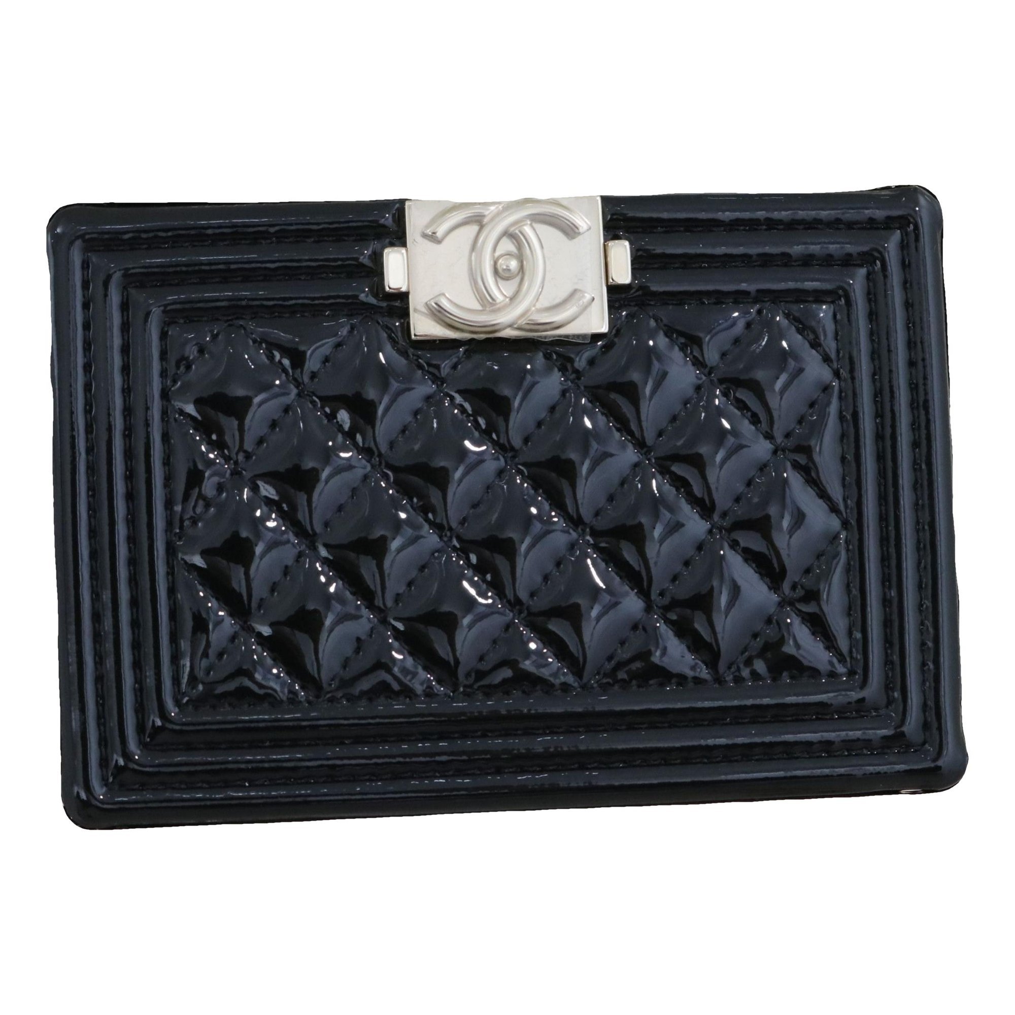 Patent leather handbag