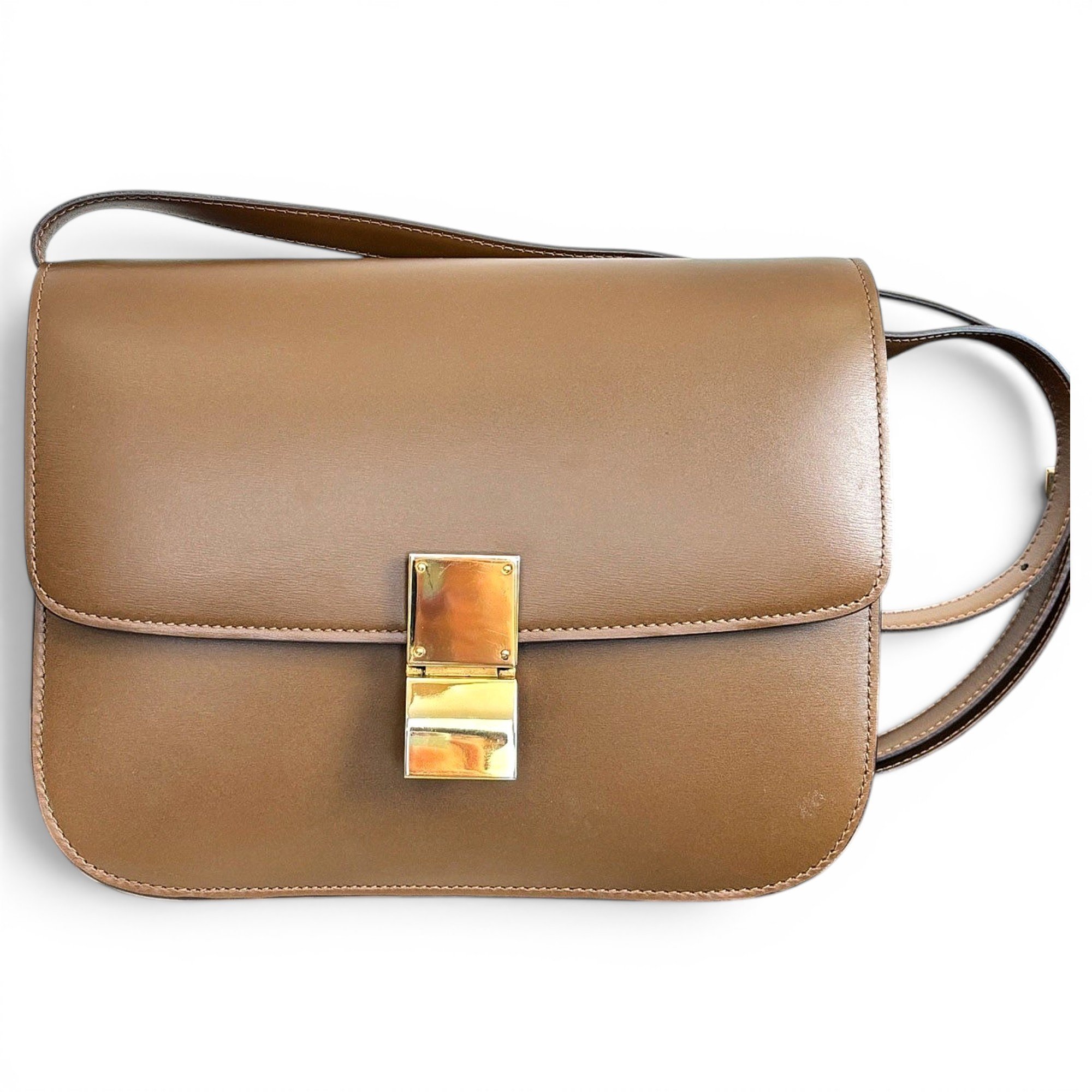 Classic leather handbag