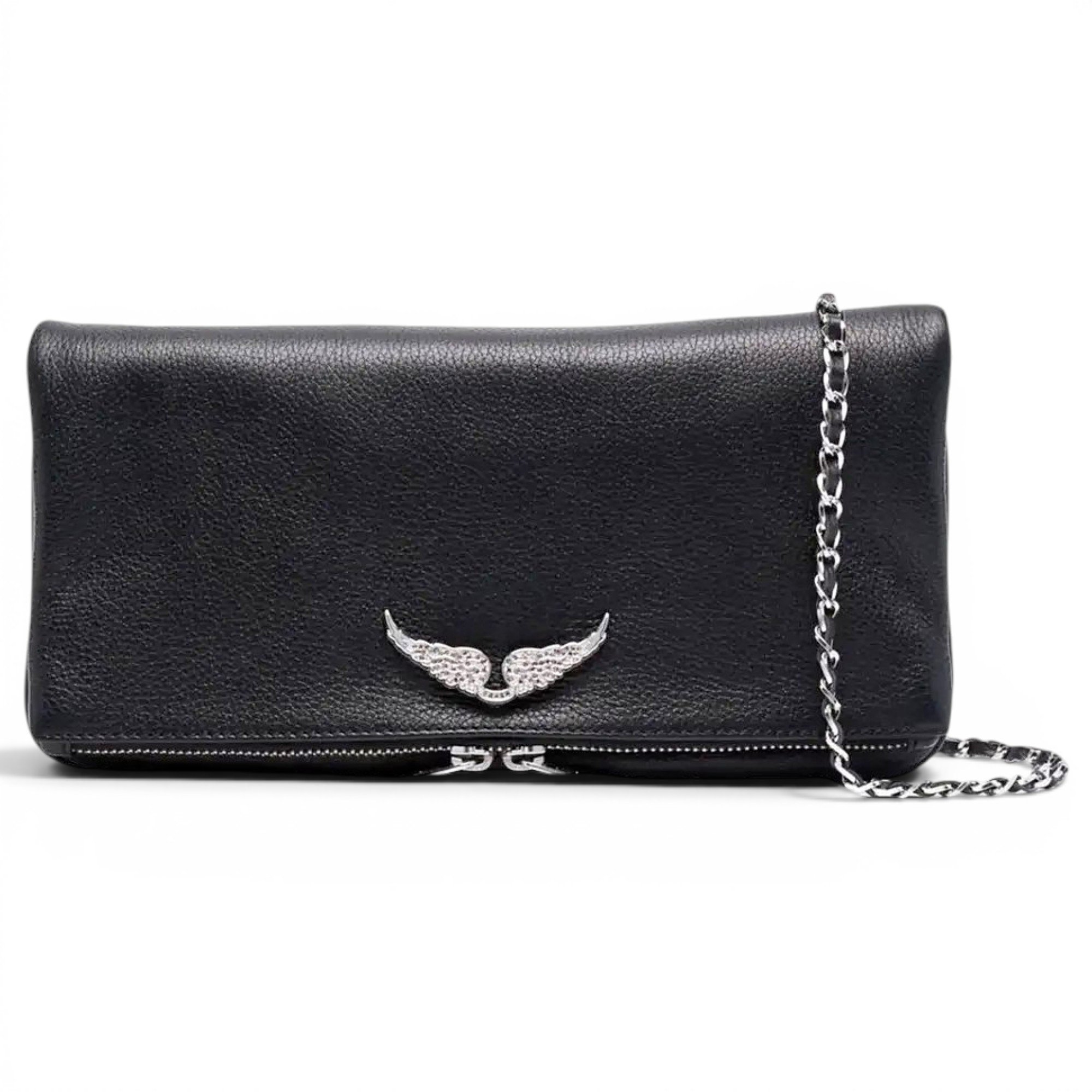 Rock leather crossbody bag