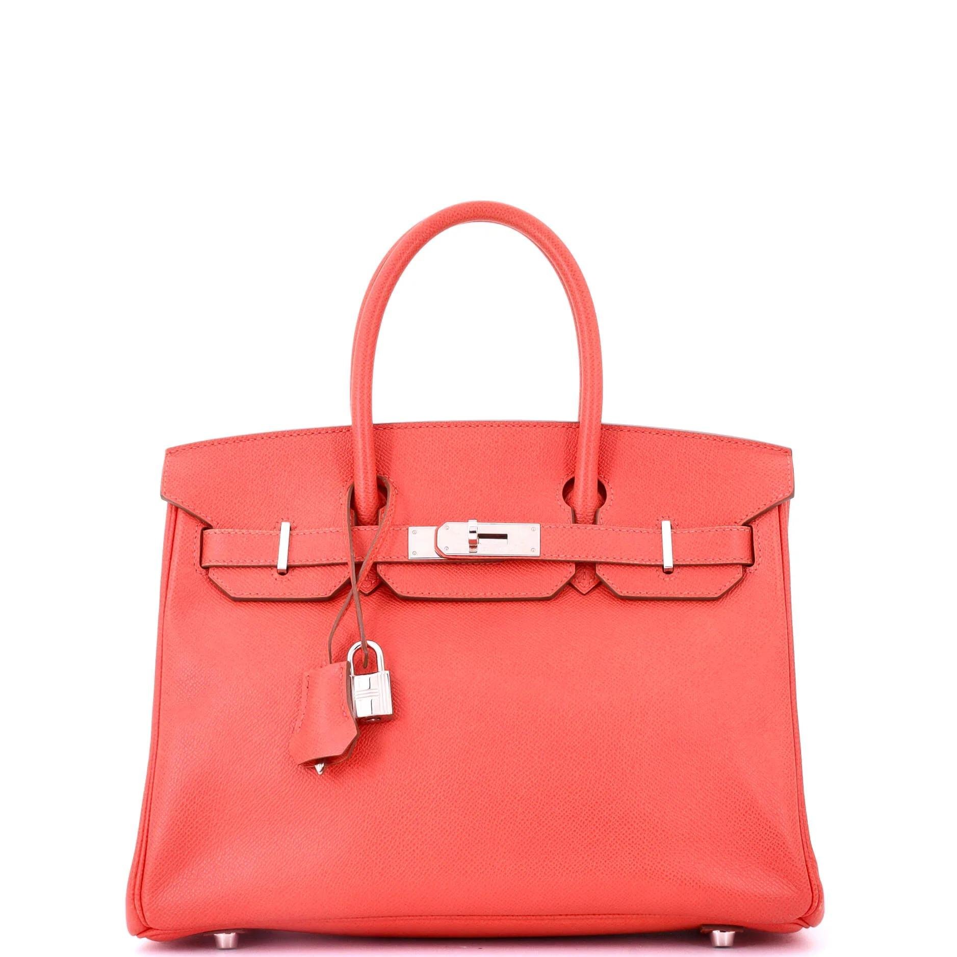 Birkin 30 leather handbag