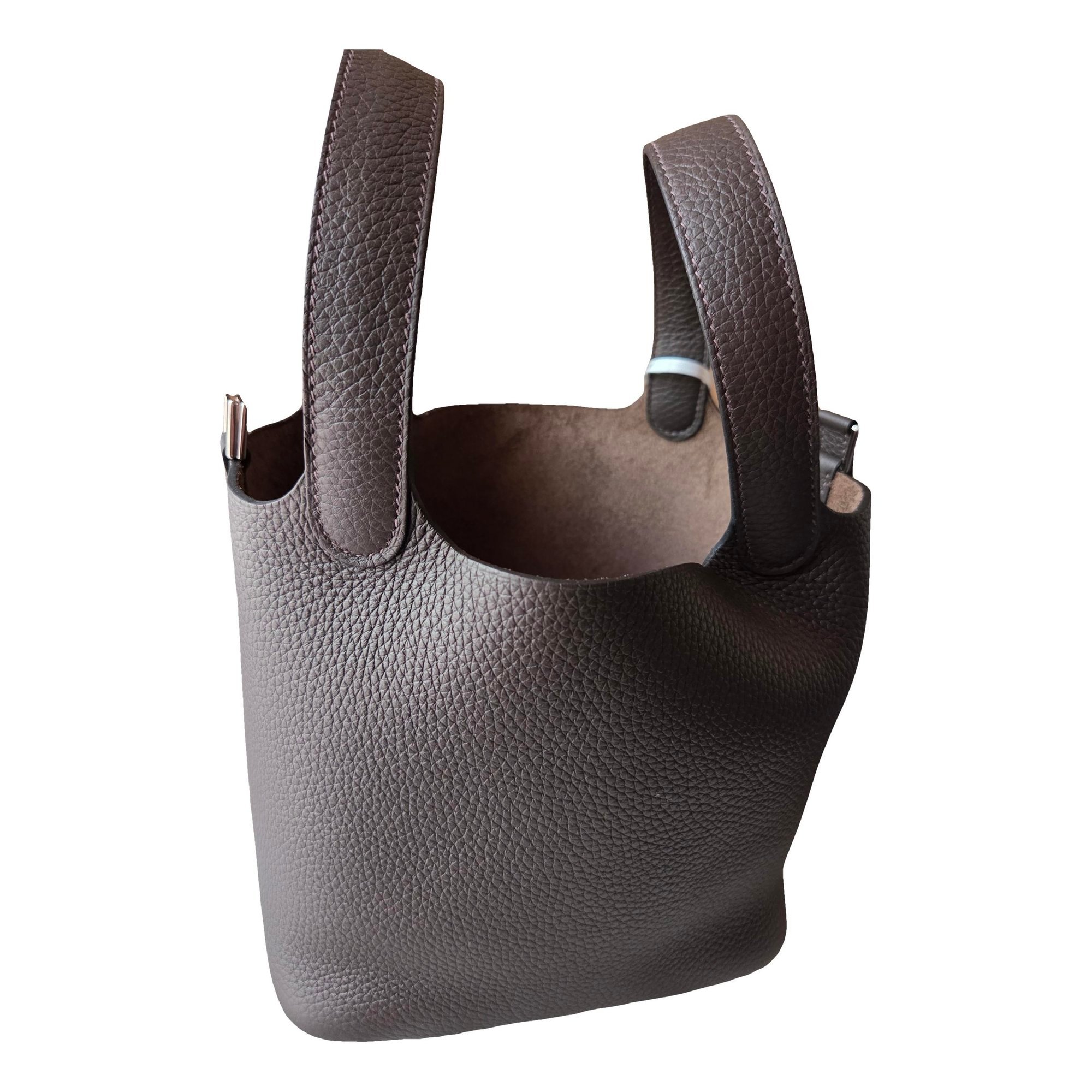 Picotin leather handbag