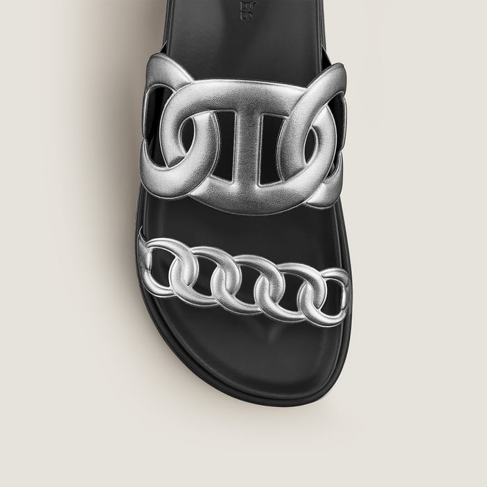 Gris Argenté Extra Sandal