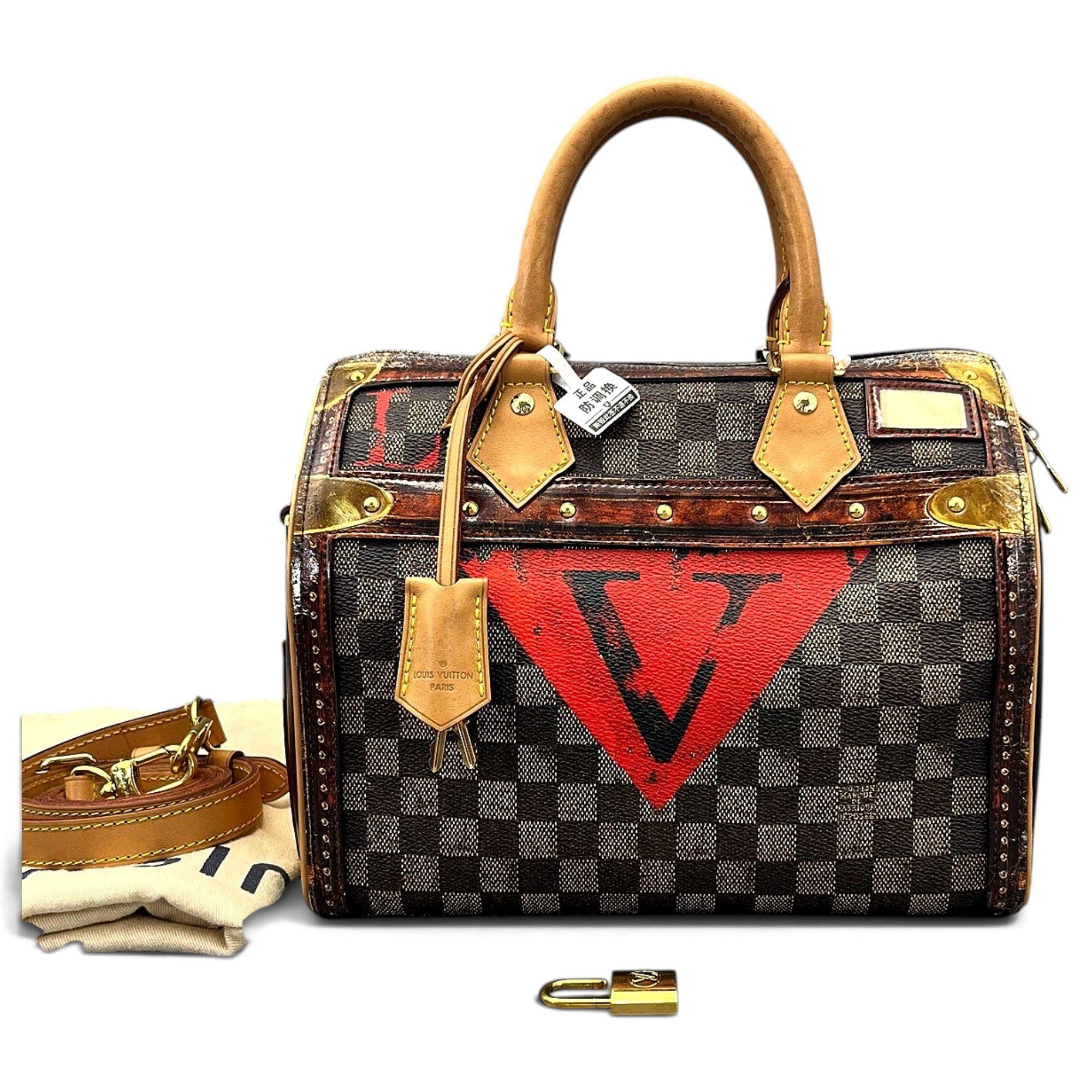 Speedy time trunk leather handbag