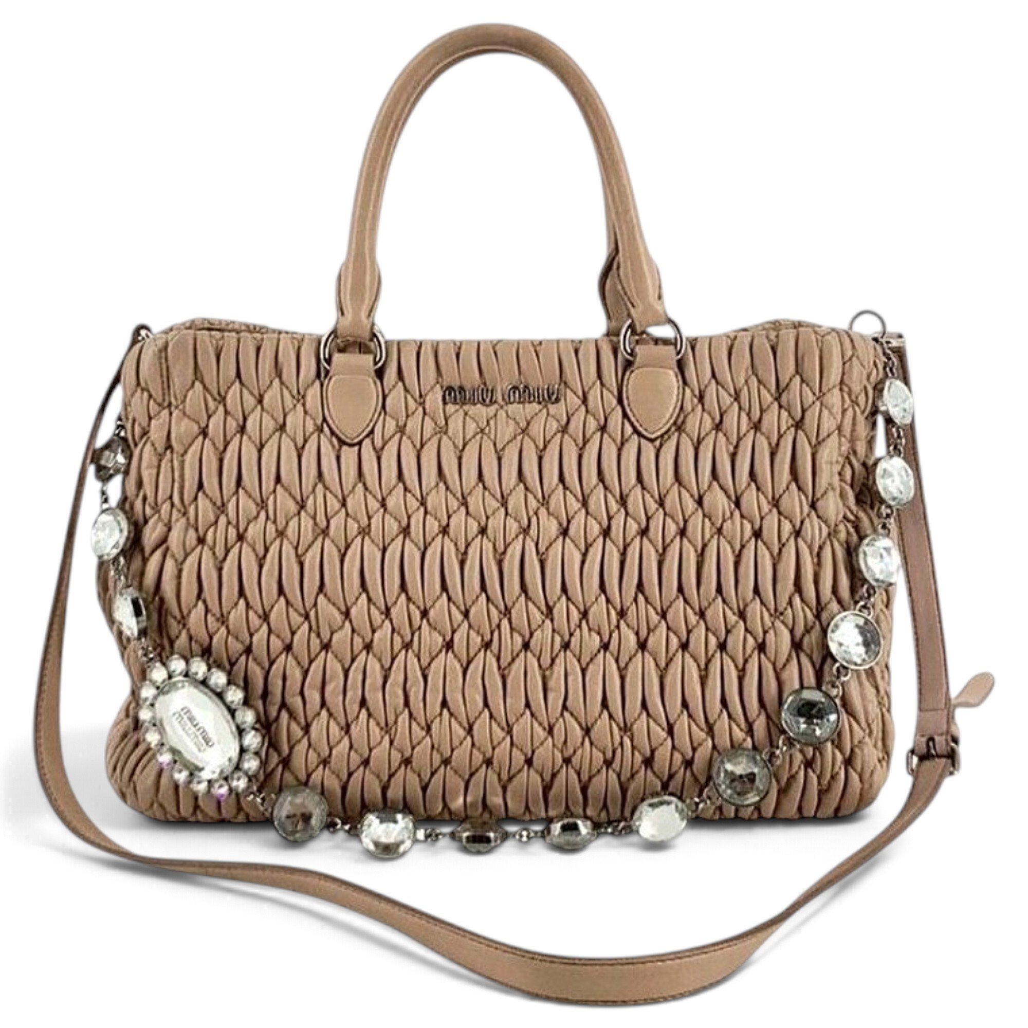 Leather tote