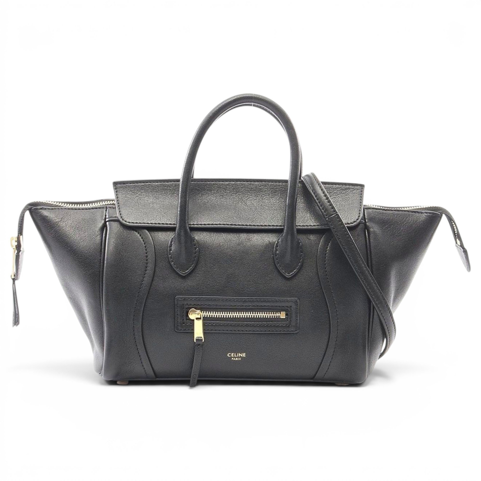 Luggage leather handbag