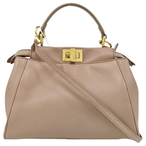 Peekaboo leather handbag