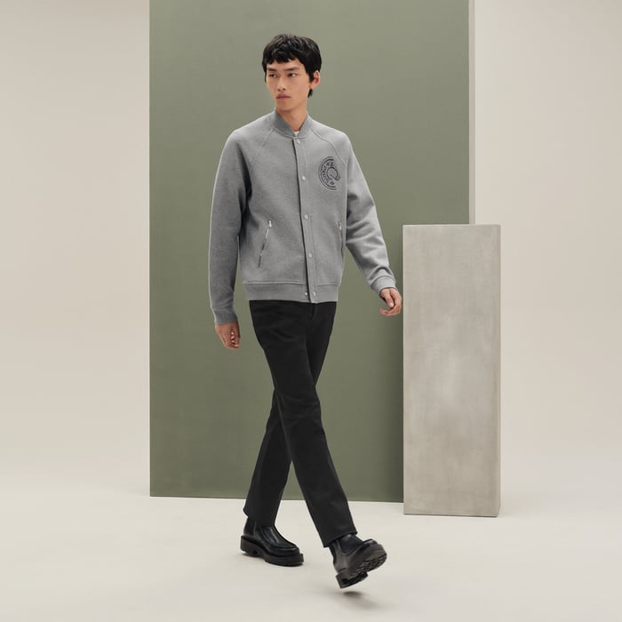 Gris C.d.s. Varsity Jacket