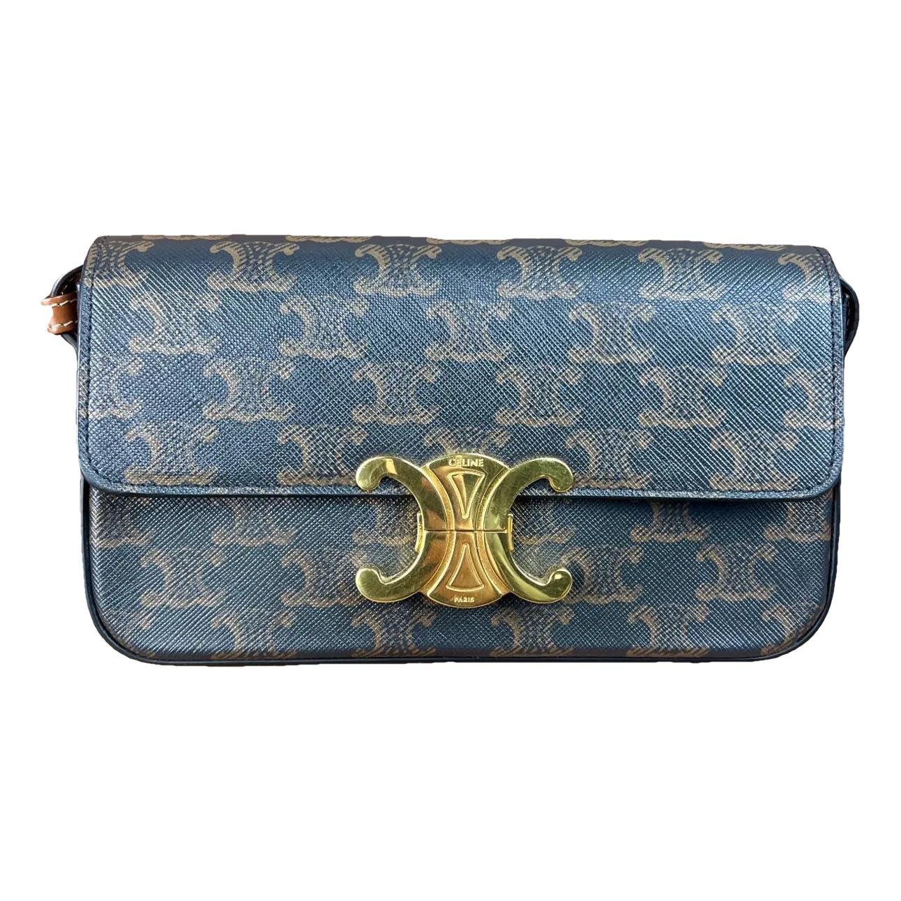 Triomphe Long vinyl handbag