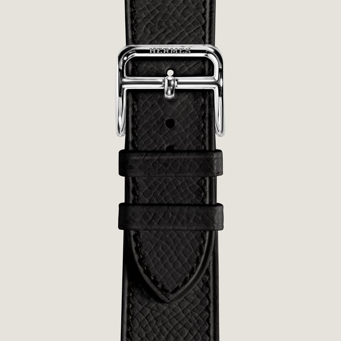 Noir Heure H Medium Model 30 MM Single Tour Watch Strap