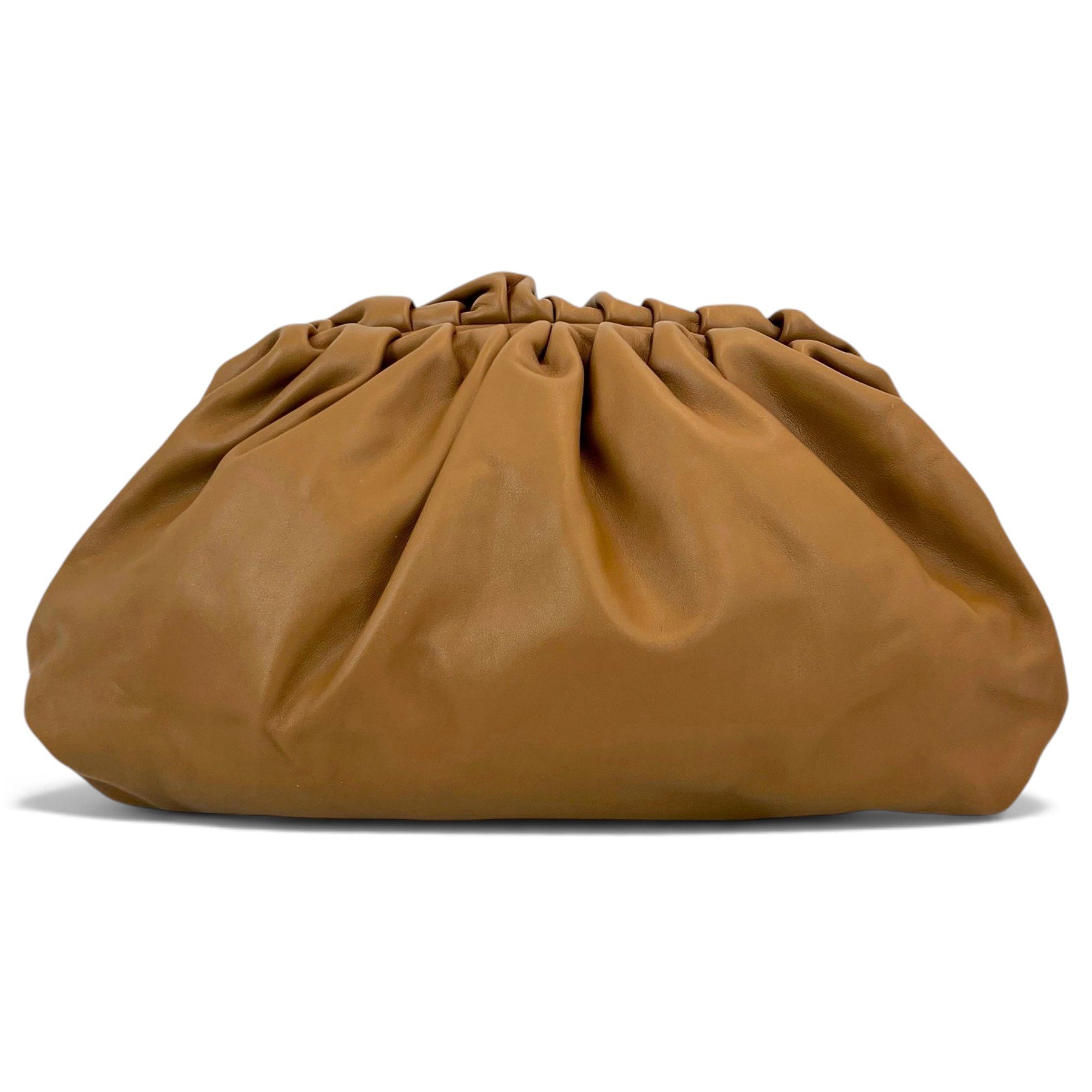 Pouch leather clutch bag