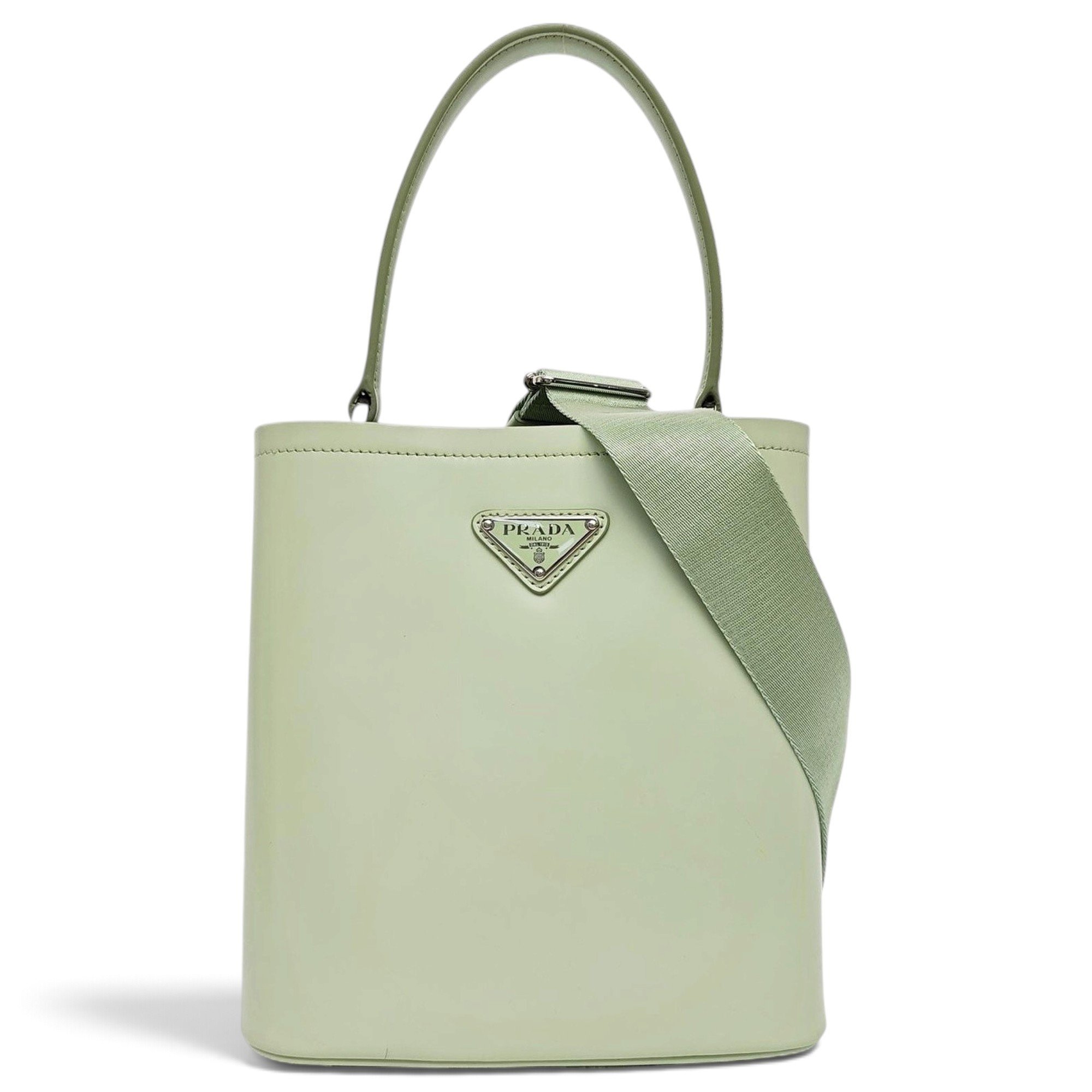 Panier leather handbag