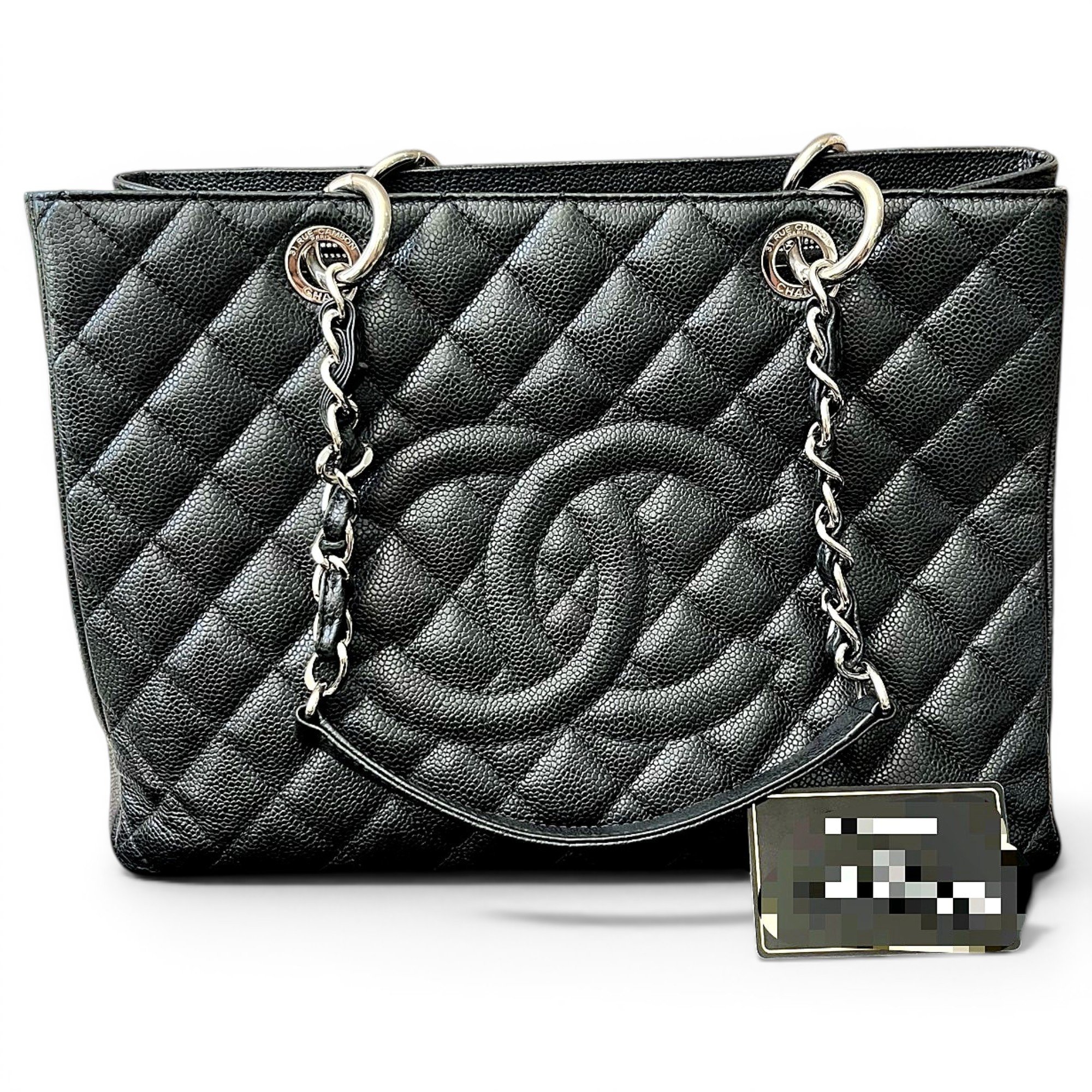 Grand shopping leather handbag