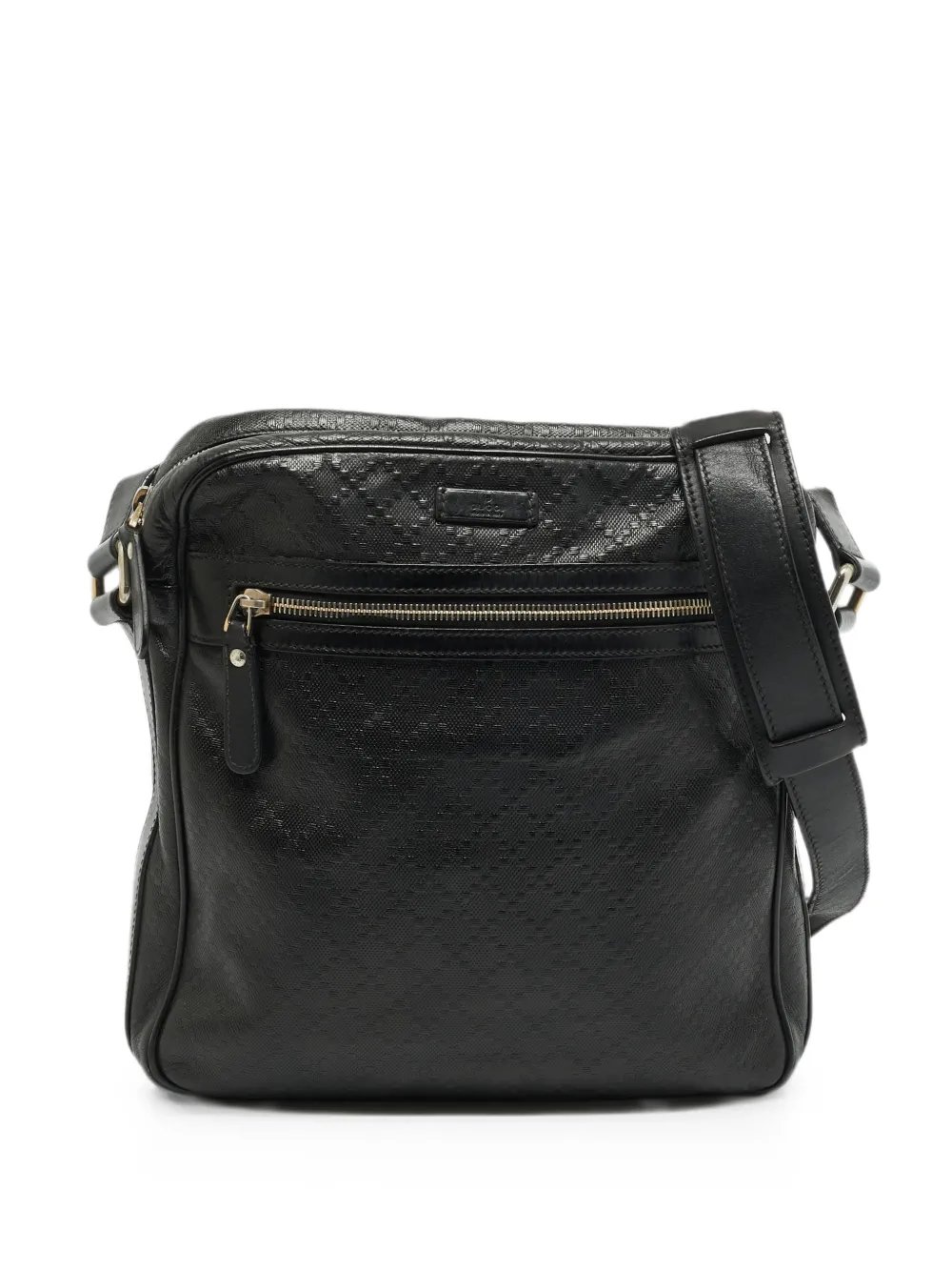 logo-patch messenger bag