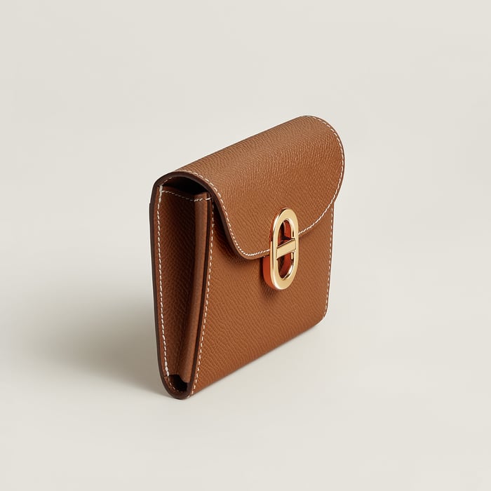 Gold Maillon Compact Wallet