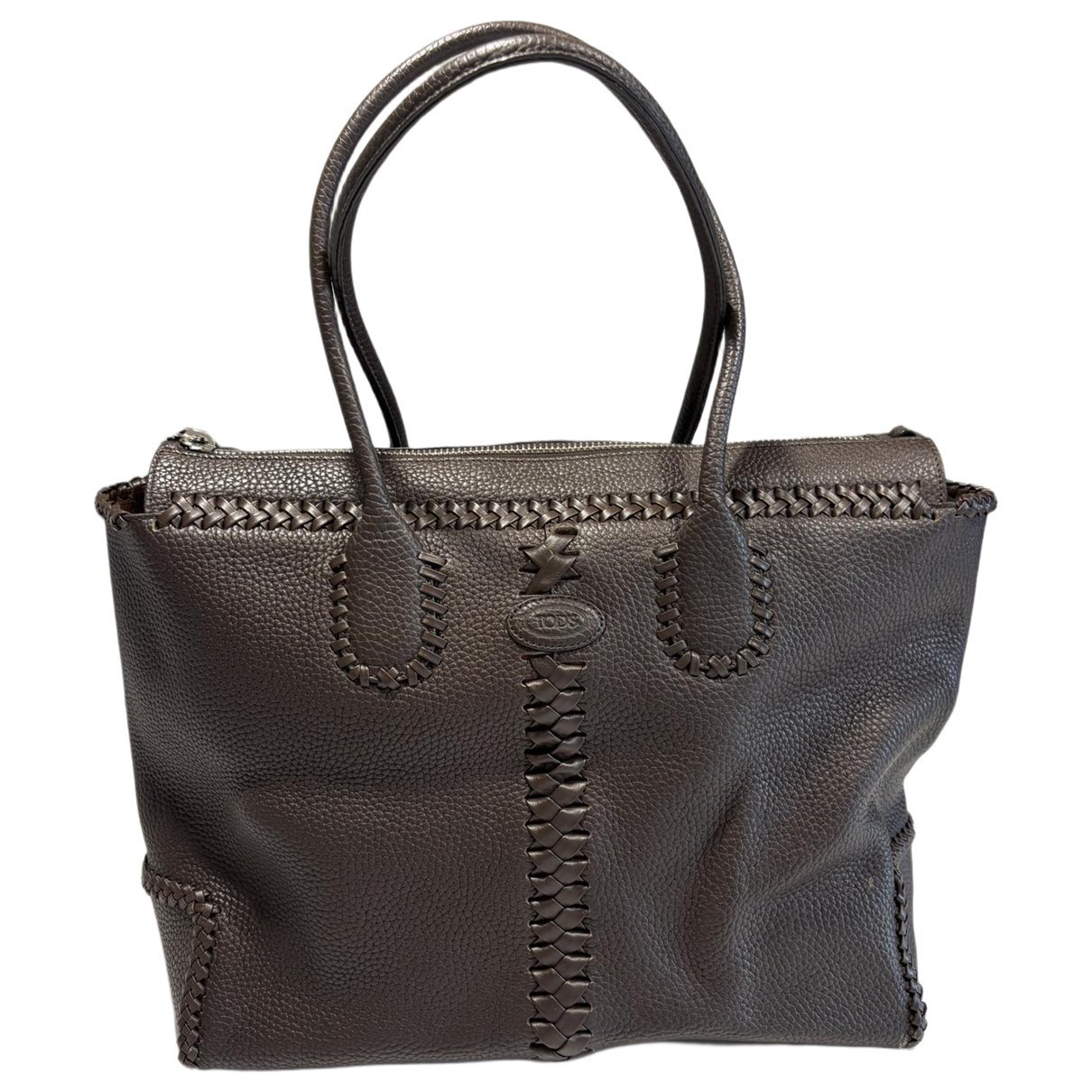 Leather tote
