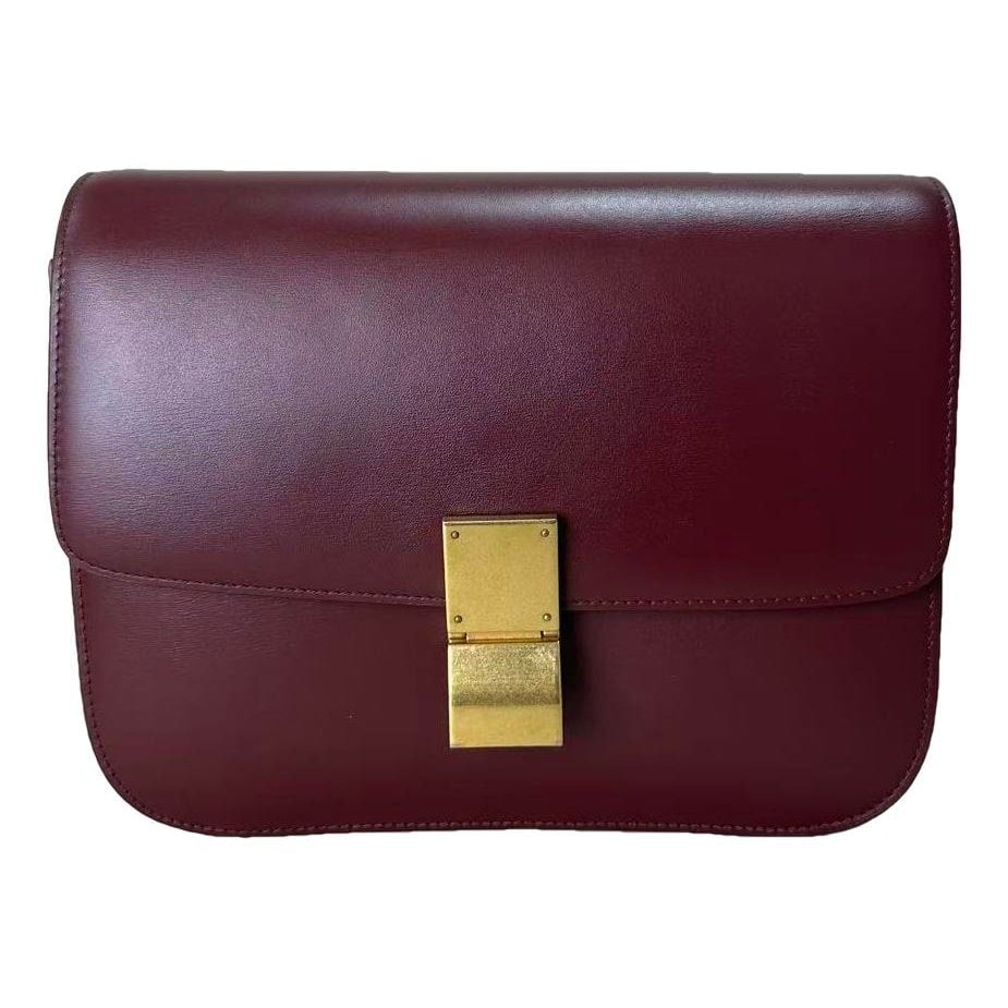Classic leather crossbody bag