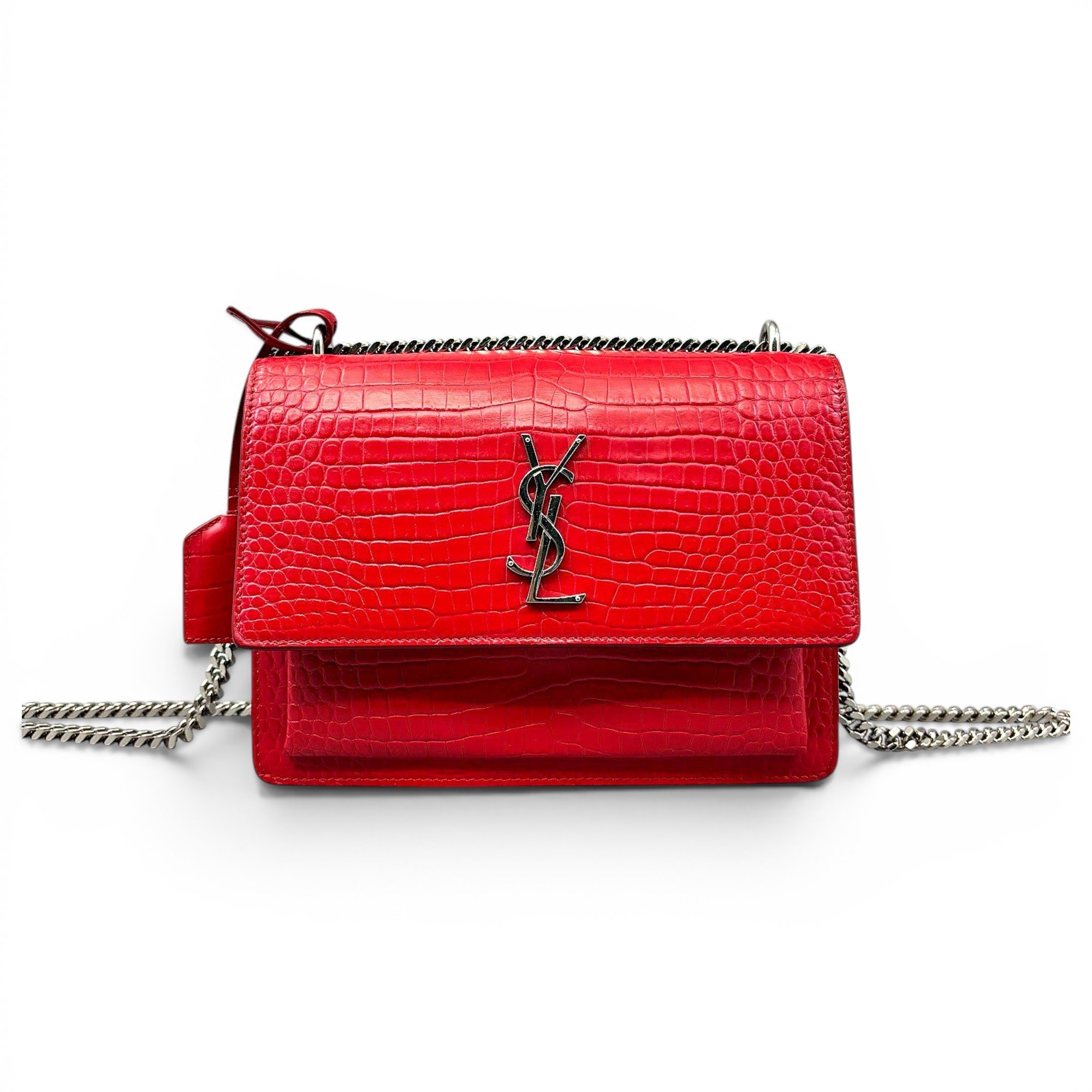 Sunset leather crossbody bag