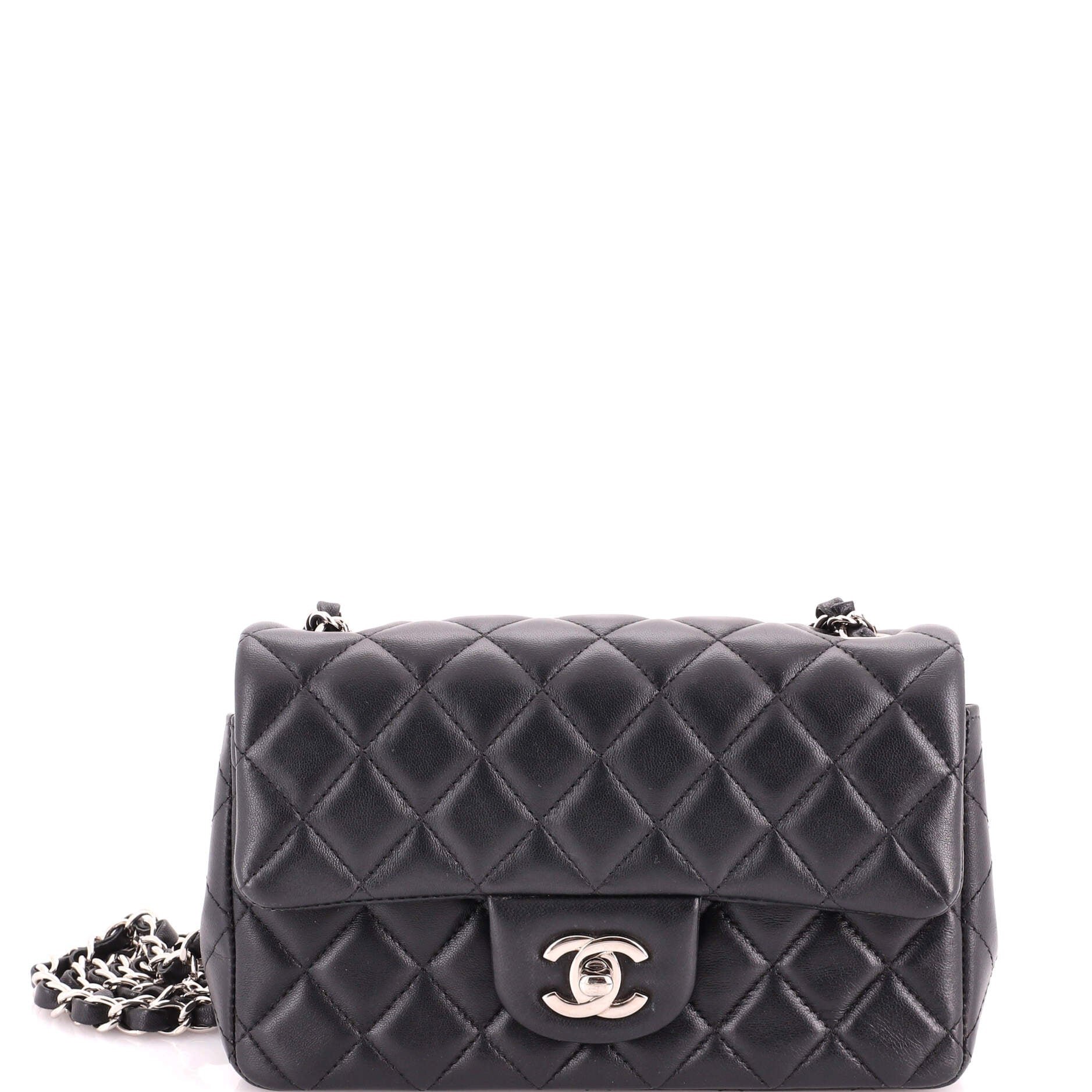 Classic Single Flap Bag Quilted Lambskin Mini