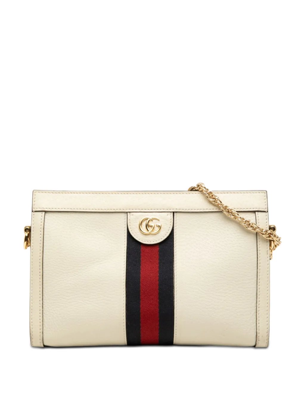 2000-2015 Small Calfskin Web Ophidia Chain crossbody bag
