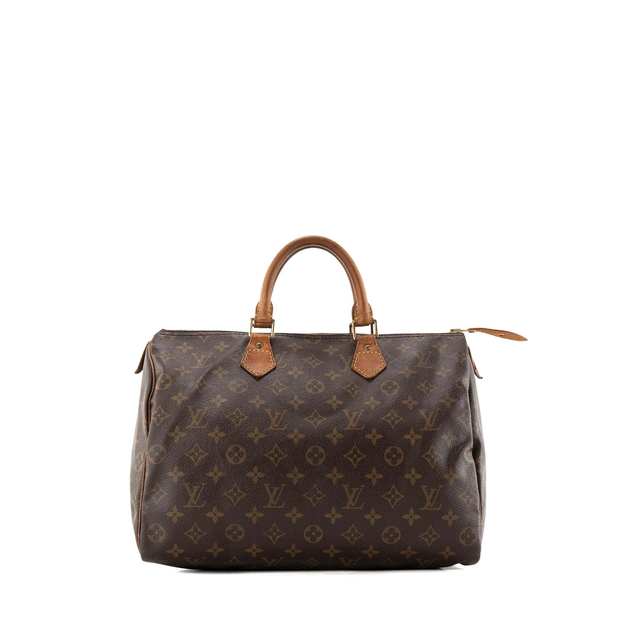 Speedy leather handbag