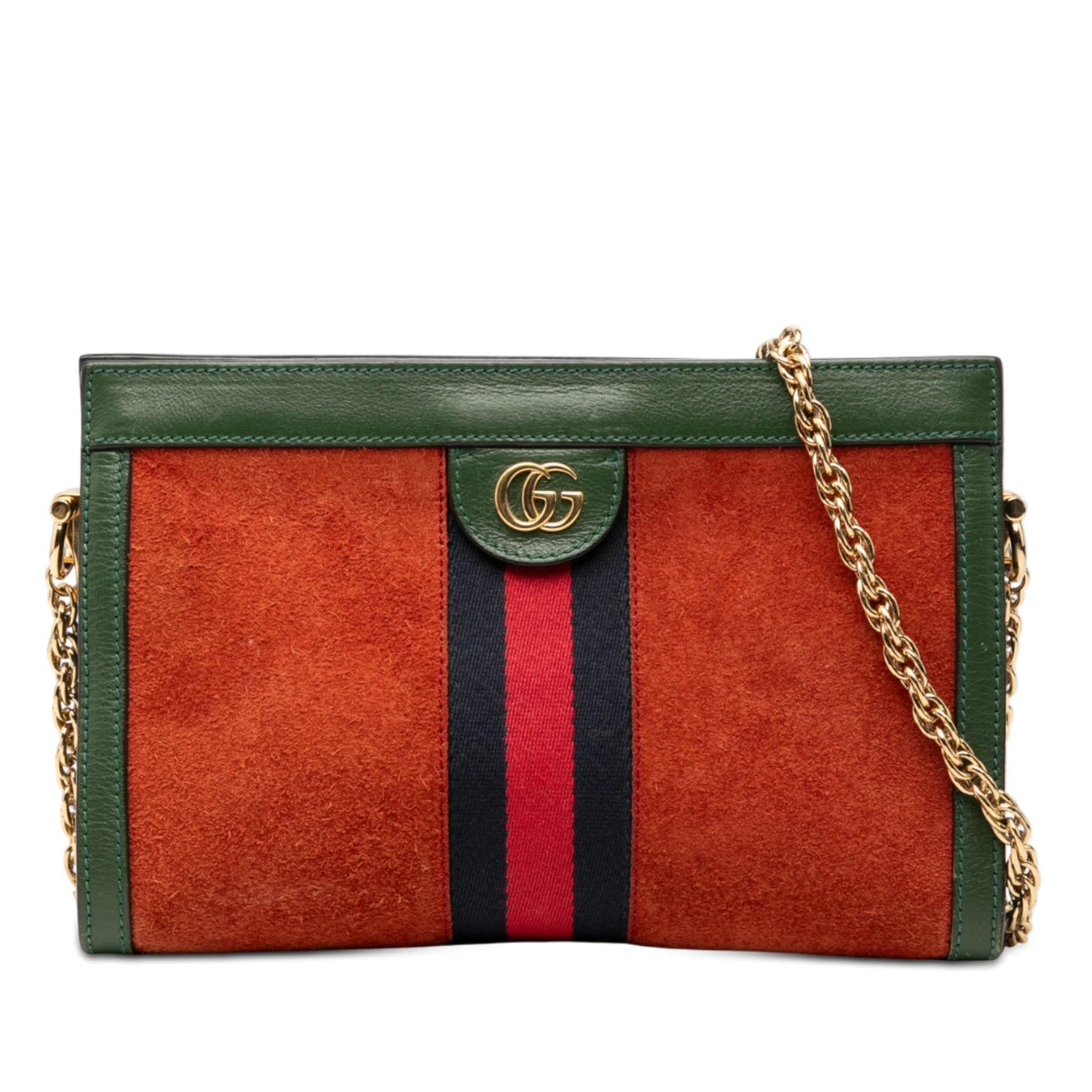 Ophidia leather crossbody bag