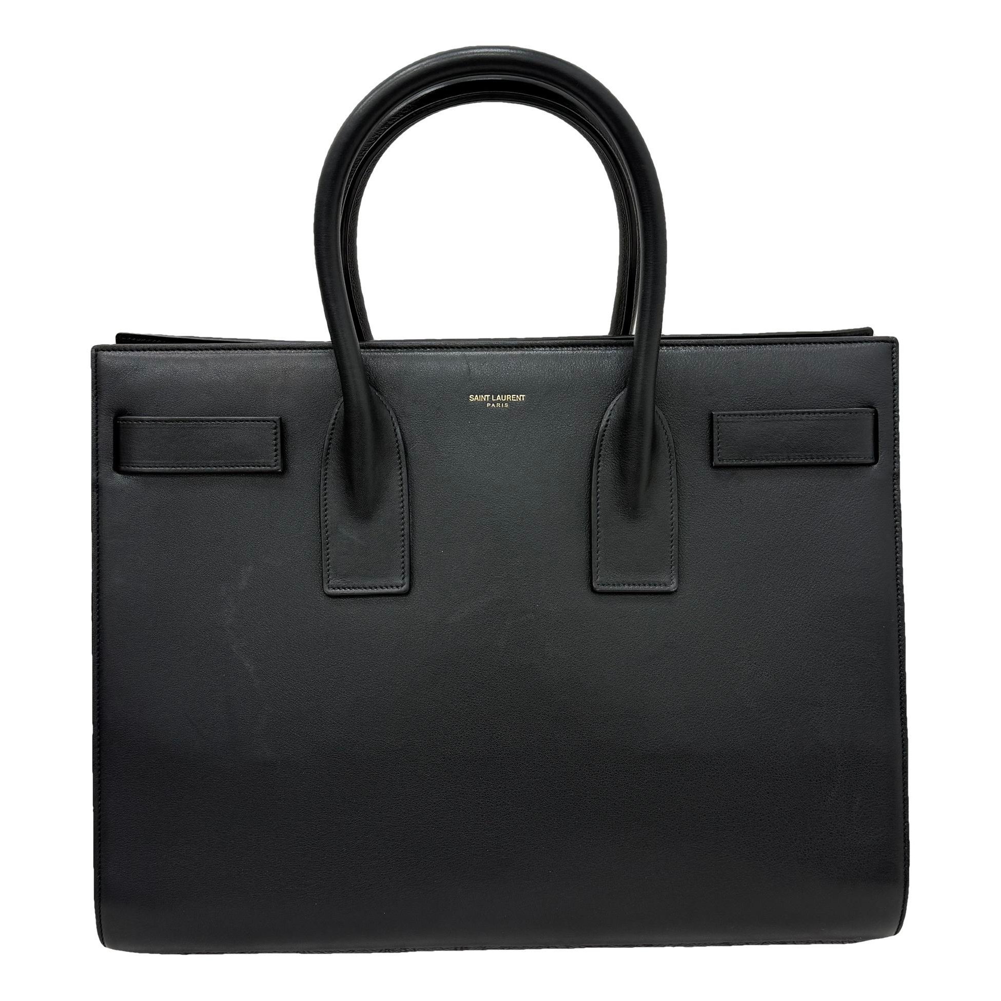 Saint Laurent Sac de Jour leather handbag