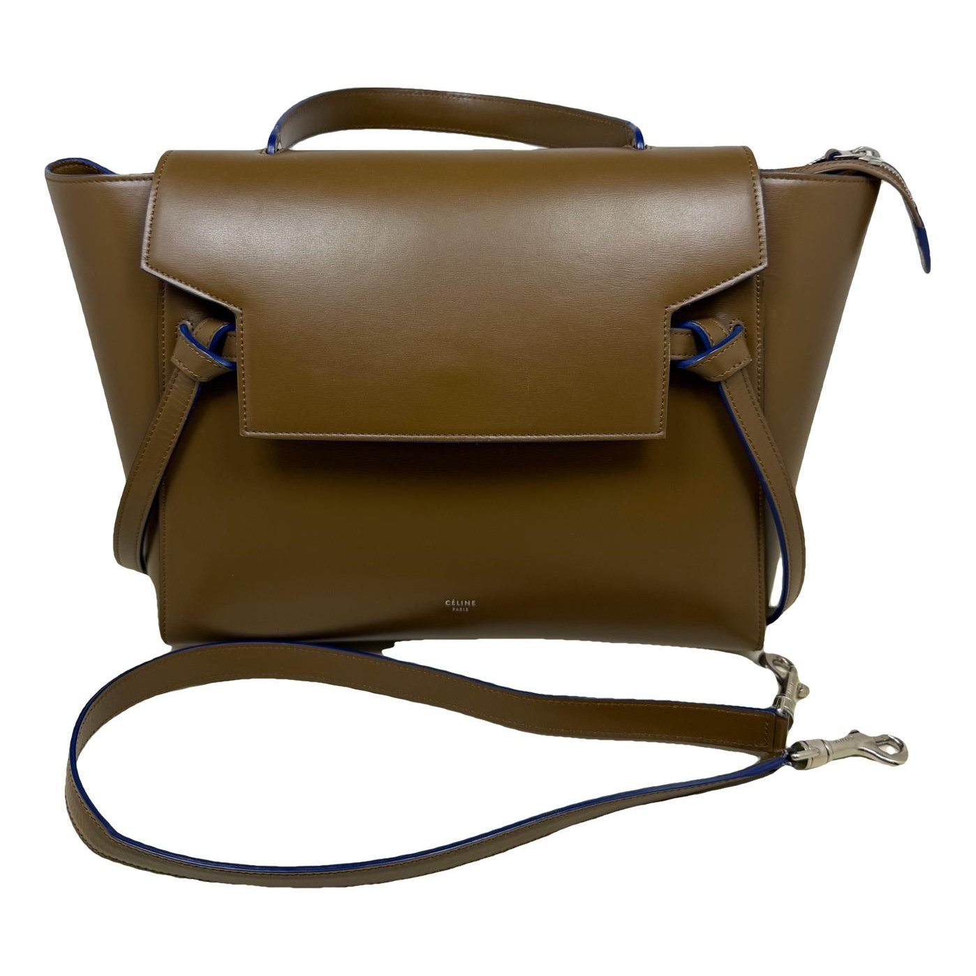 Belt leather handbag