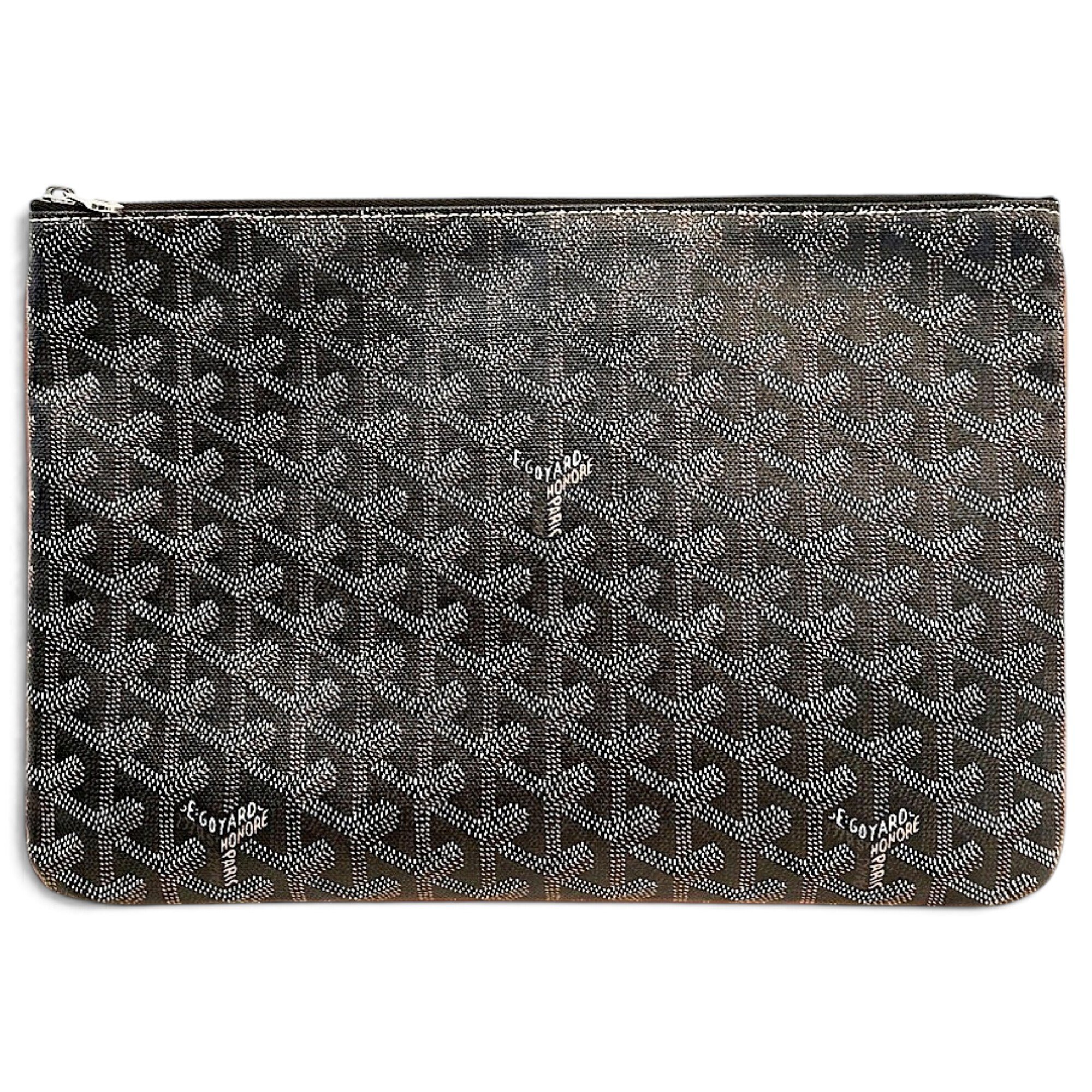 Sénat leather clutch bag