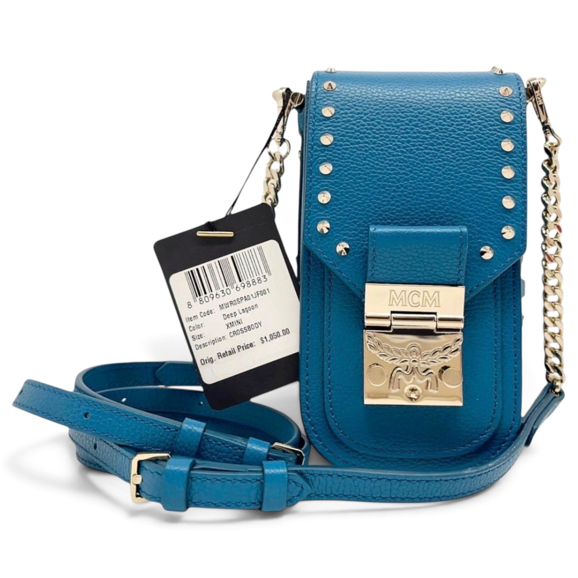 Leather mini bag