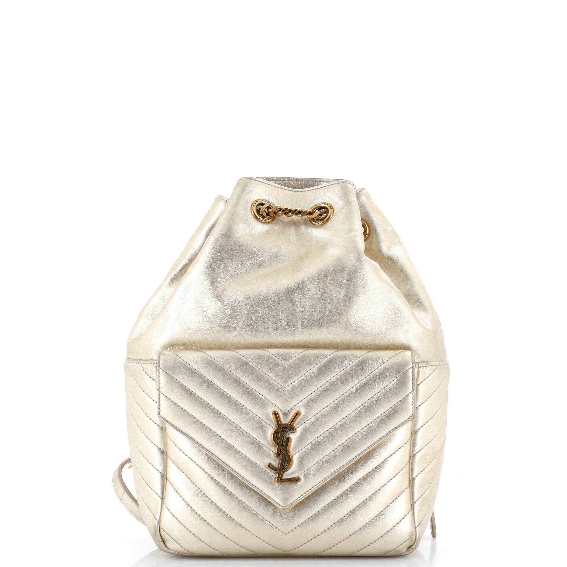 Joe Backpack Matelasse Chevron Leather