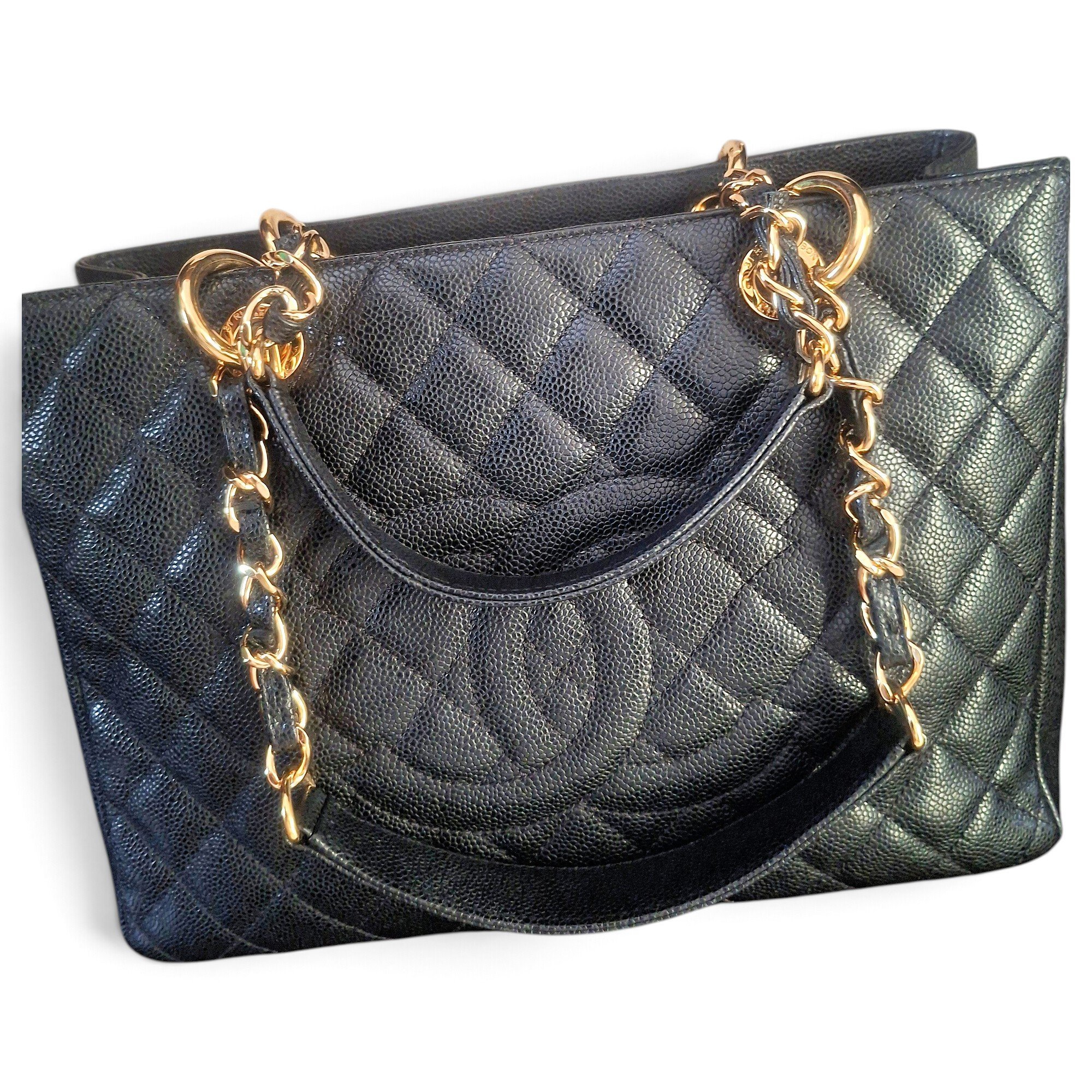 Grand shopping leather tote