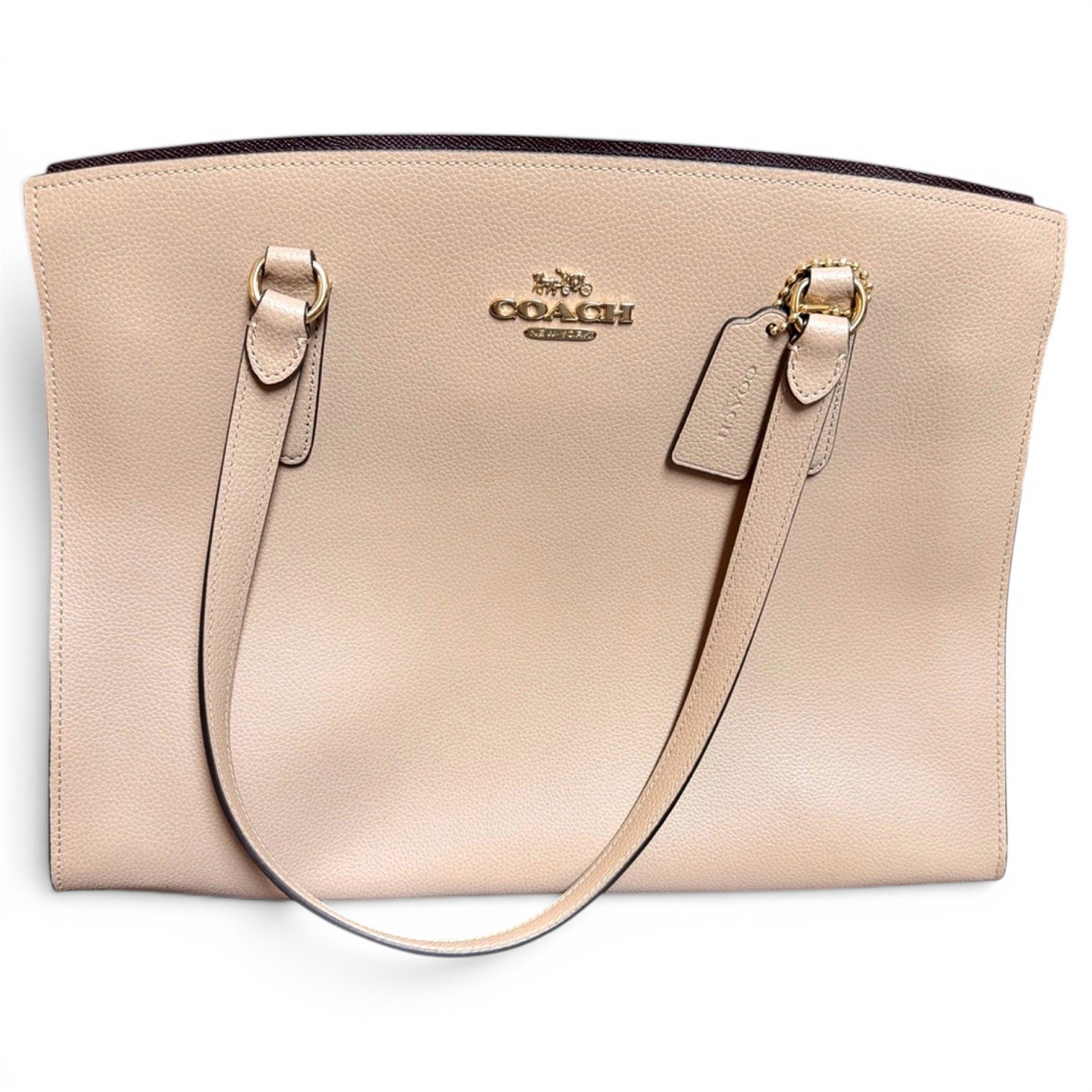 Leather tote