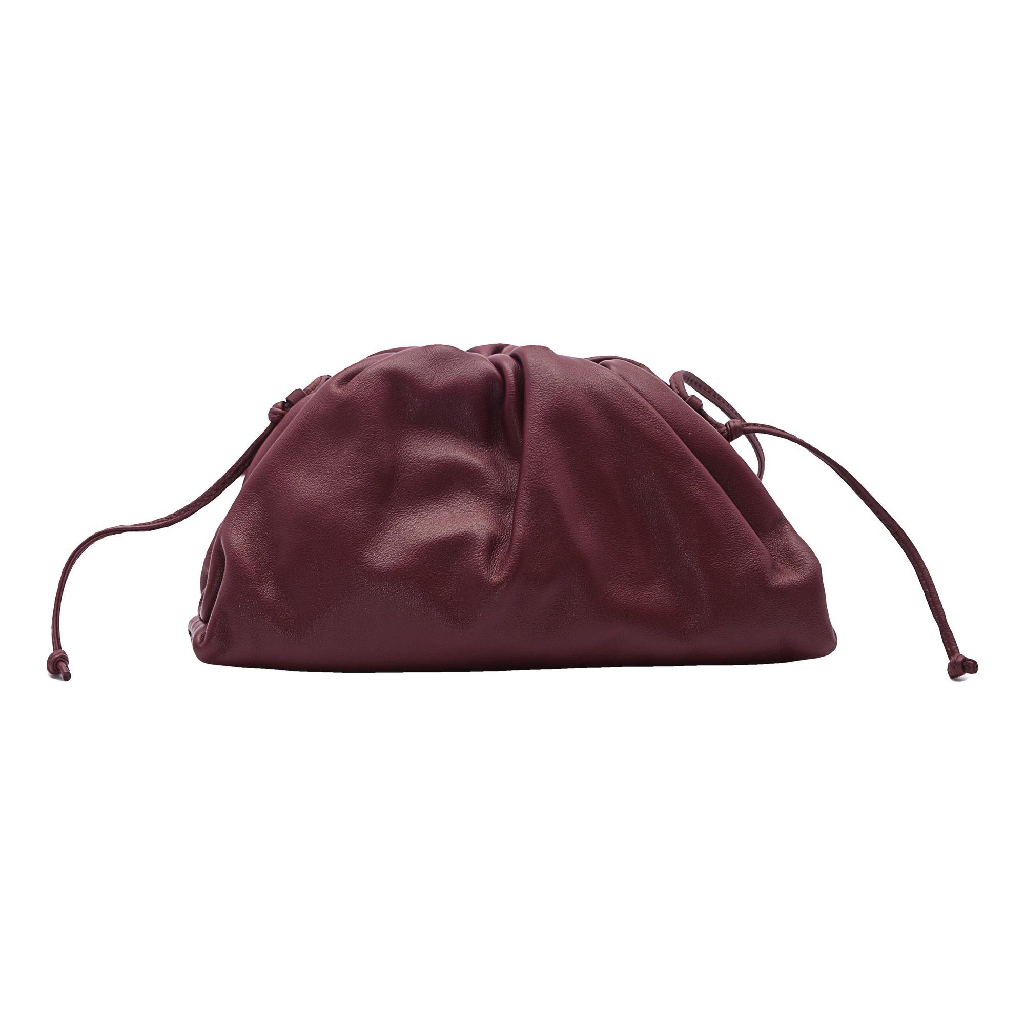 Pouch leather handbag