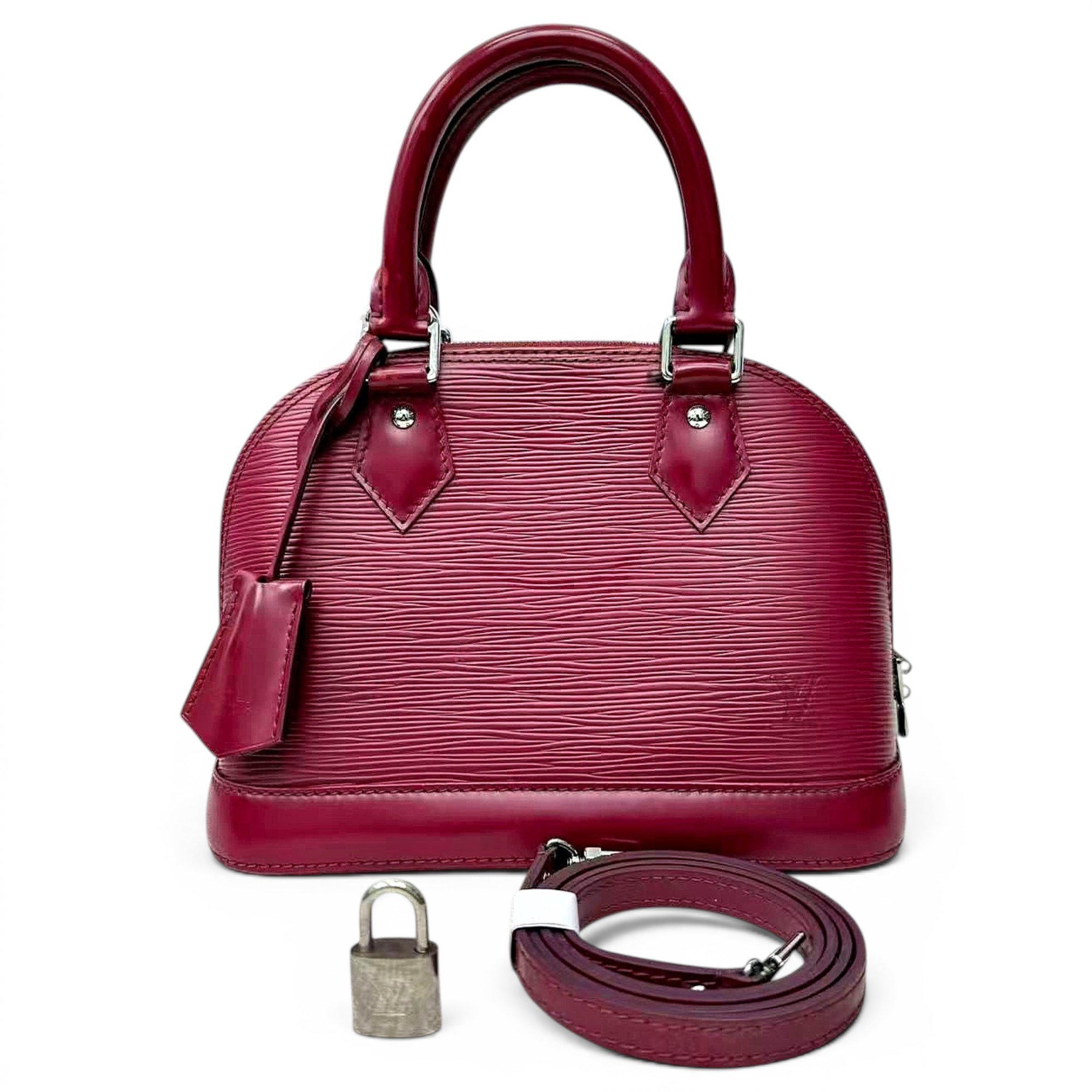 Alma leather handbag