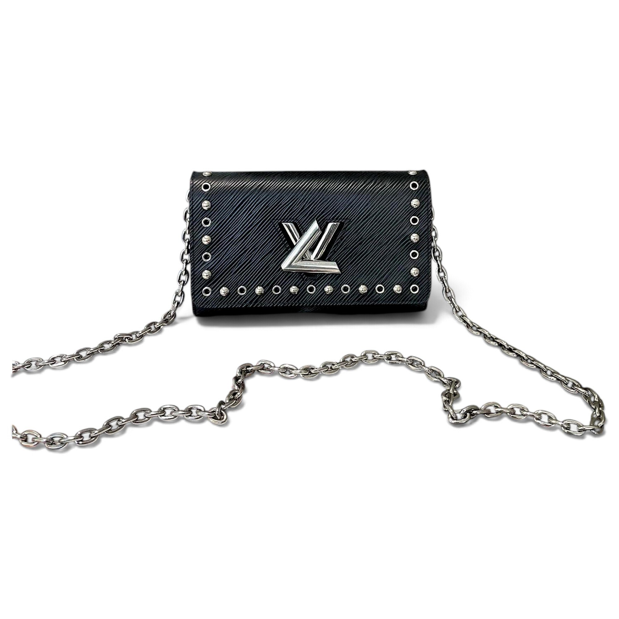 Twist leather crossbody bag