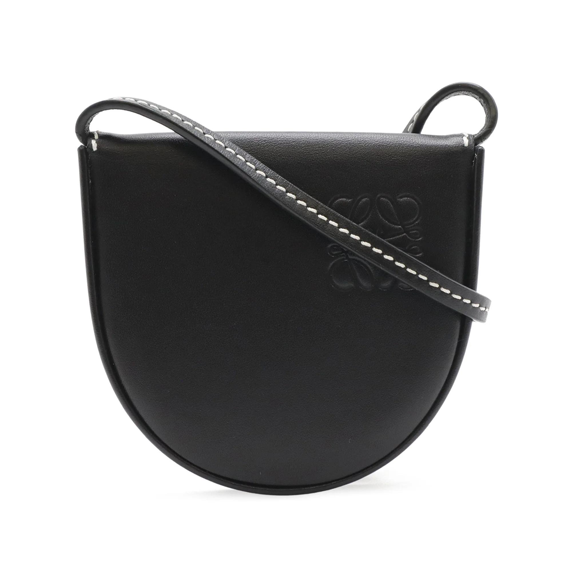 Anagram pony-style calfskin crossbody bag
