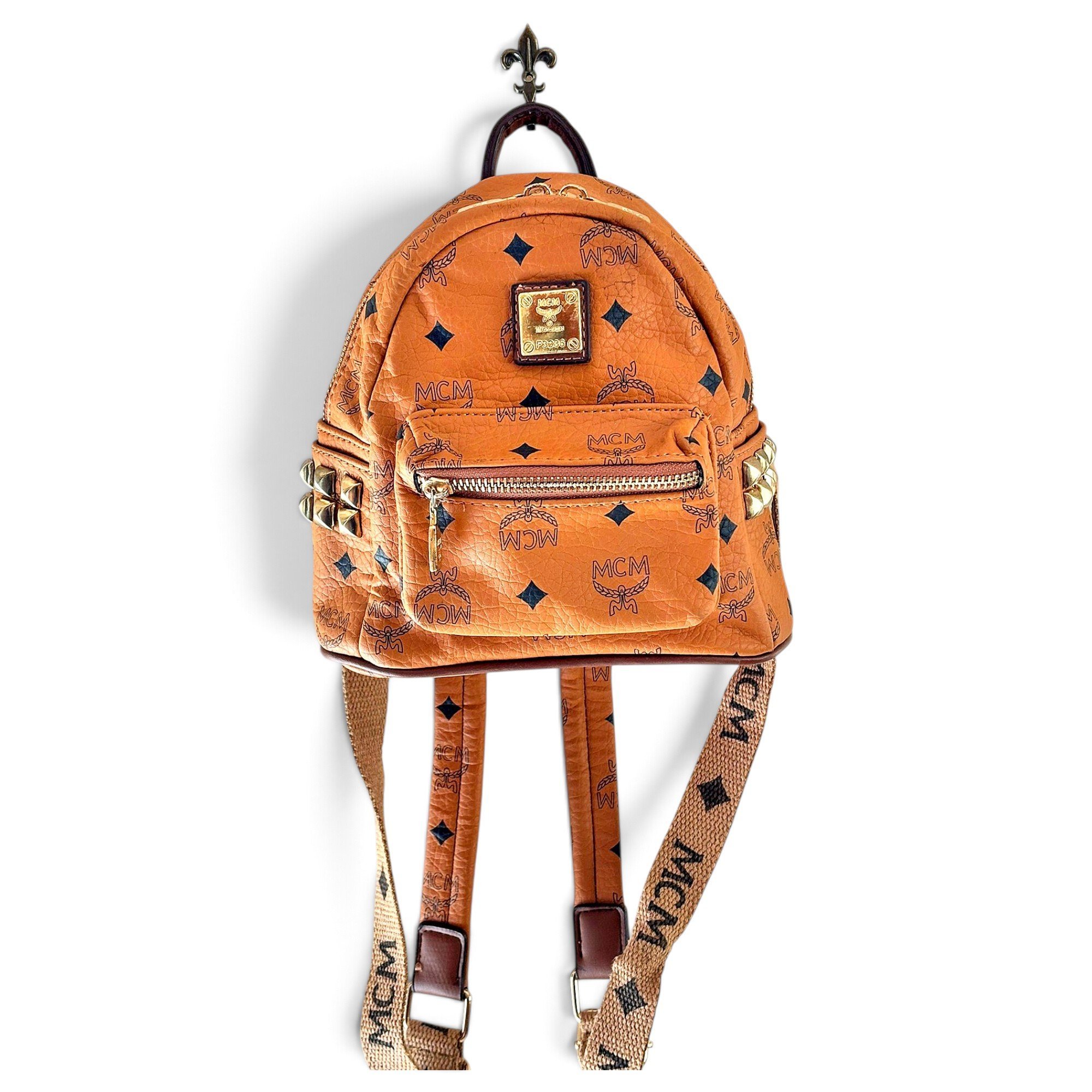 Stark leather backpack