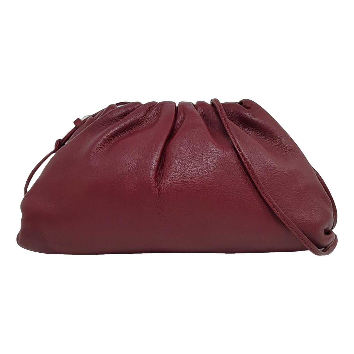 Pouch leather handbag