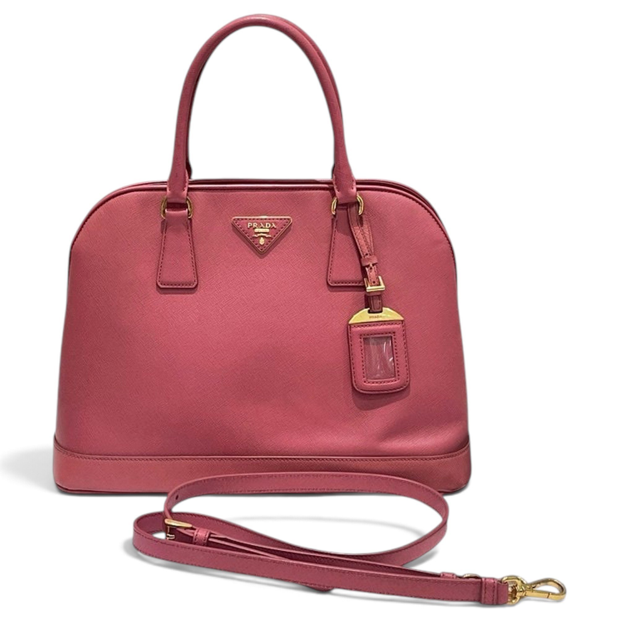 Promenade leather handbag
