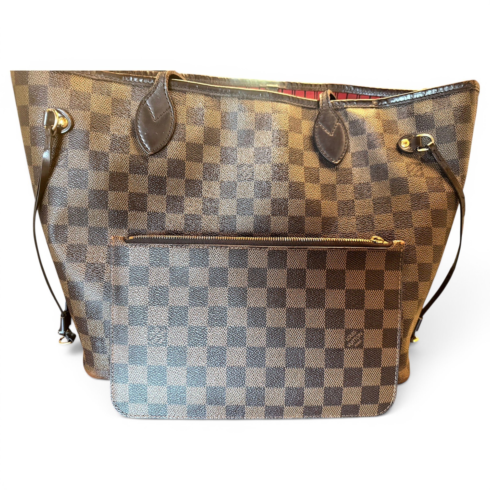 Neverfull leather tote