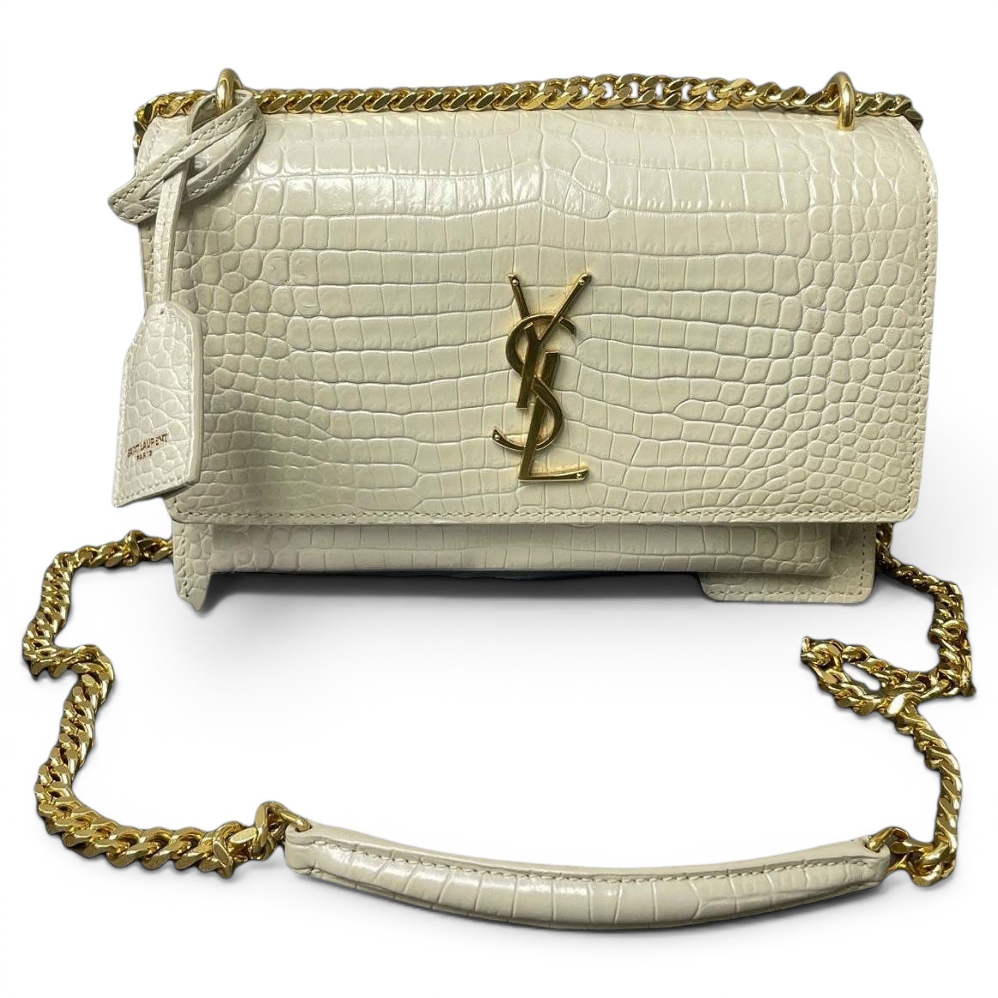 Sunset leather handbag