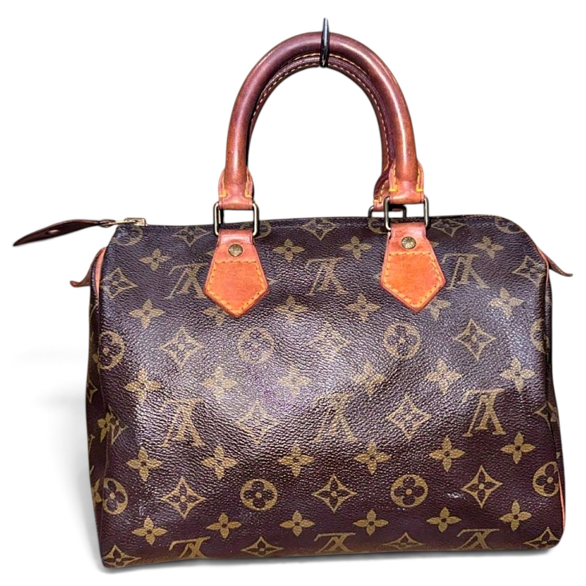 Speedy leather bowling bag