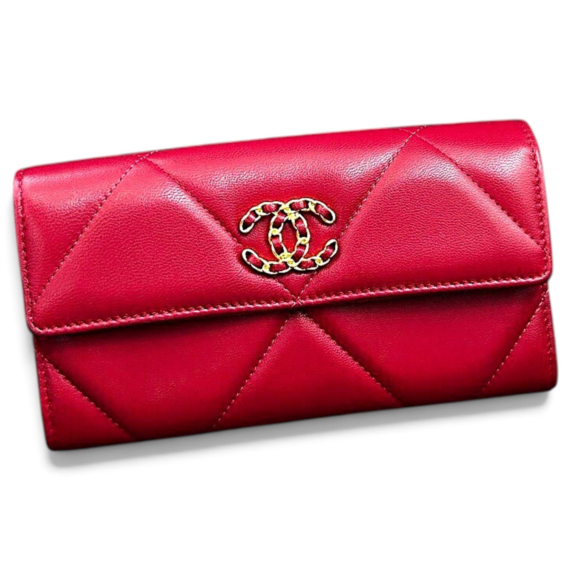 Leather clutch bag