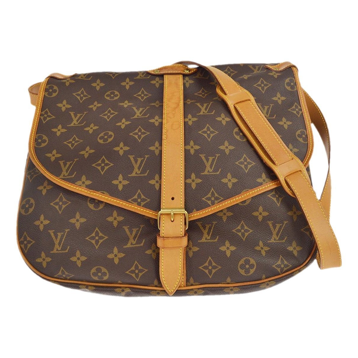 Louis Vuitton Saumur cloth handbag