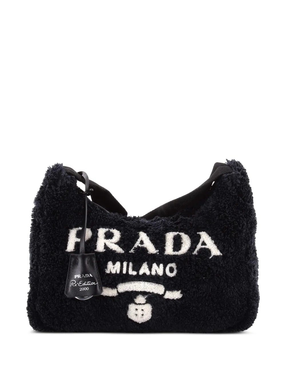 Re-Edition 2000 Terry Cloth Mini hobo bag