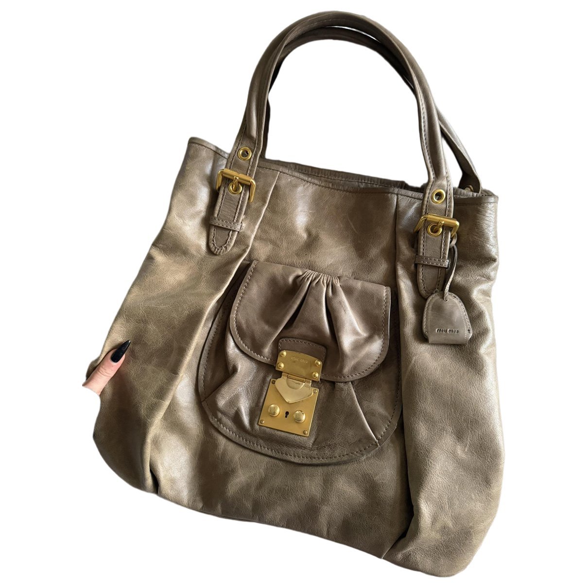 Vitello leather bag