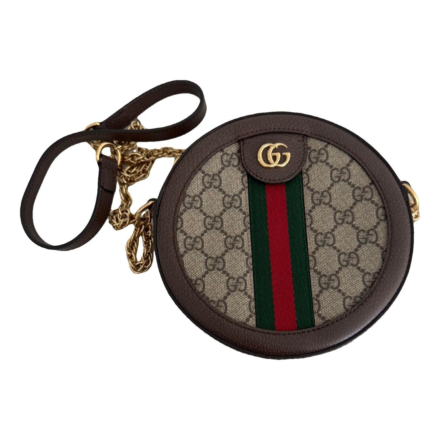 Ophidia Round cloth crossbody bag