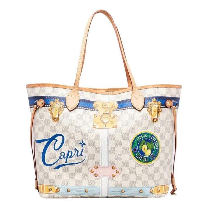 Louis Vuitton Neverfull leather tote