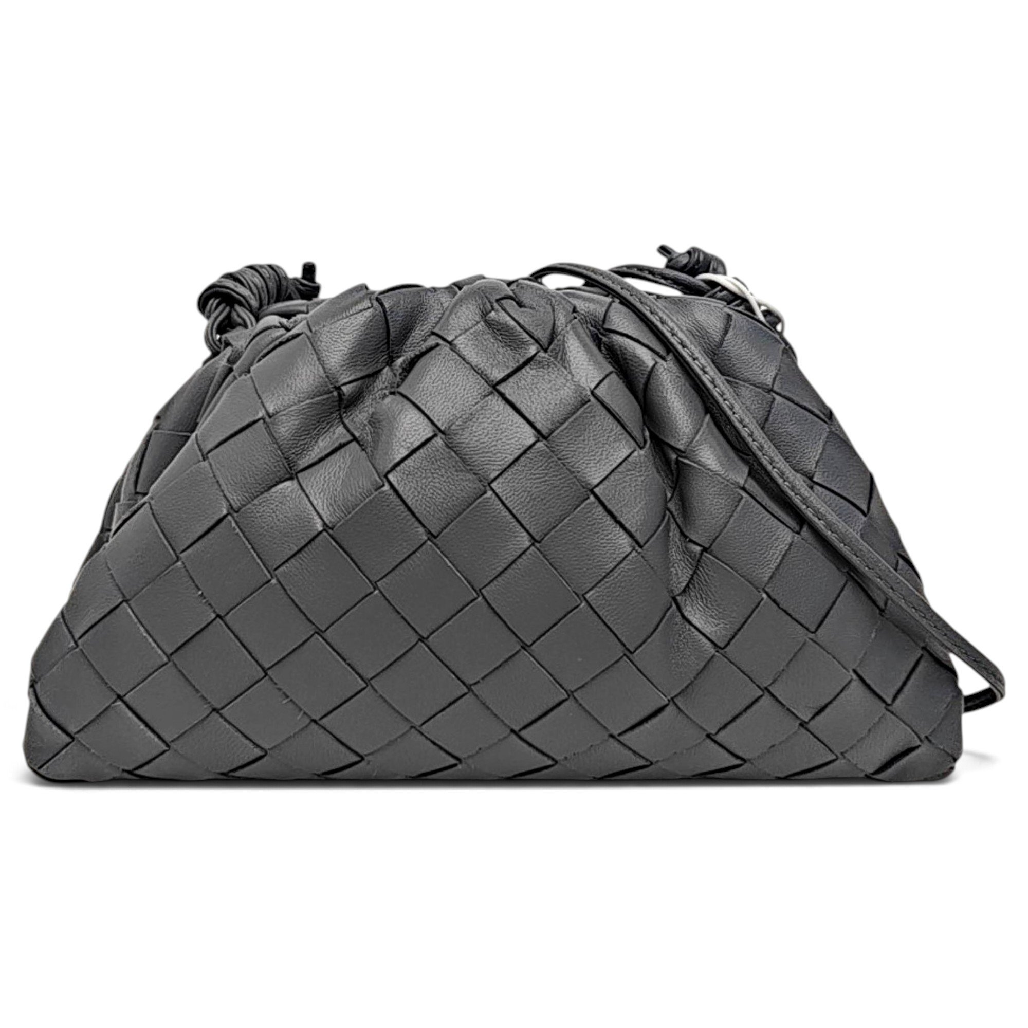 Pouch leather handbag